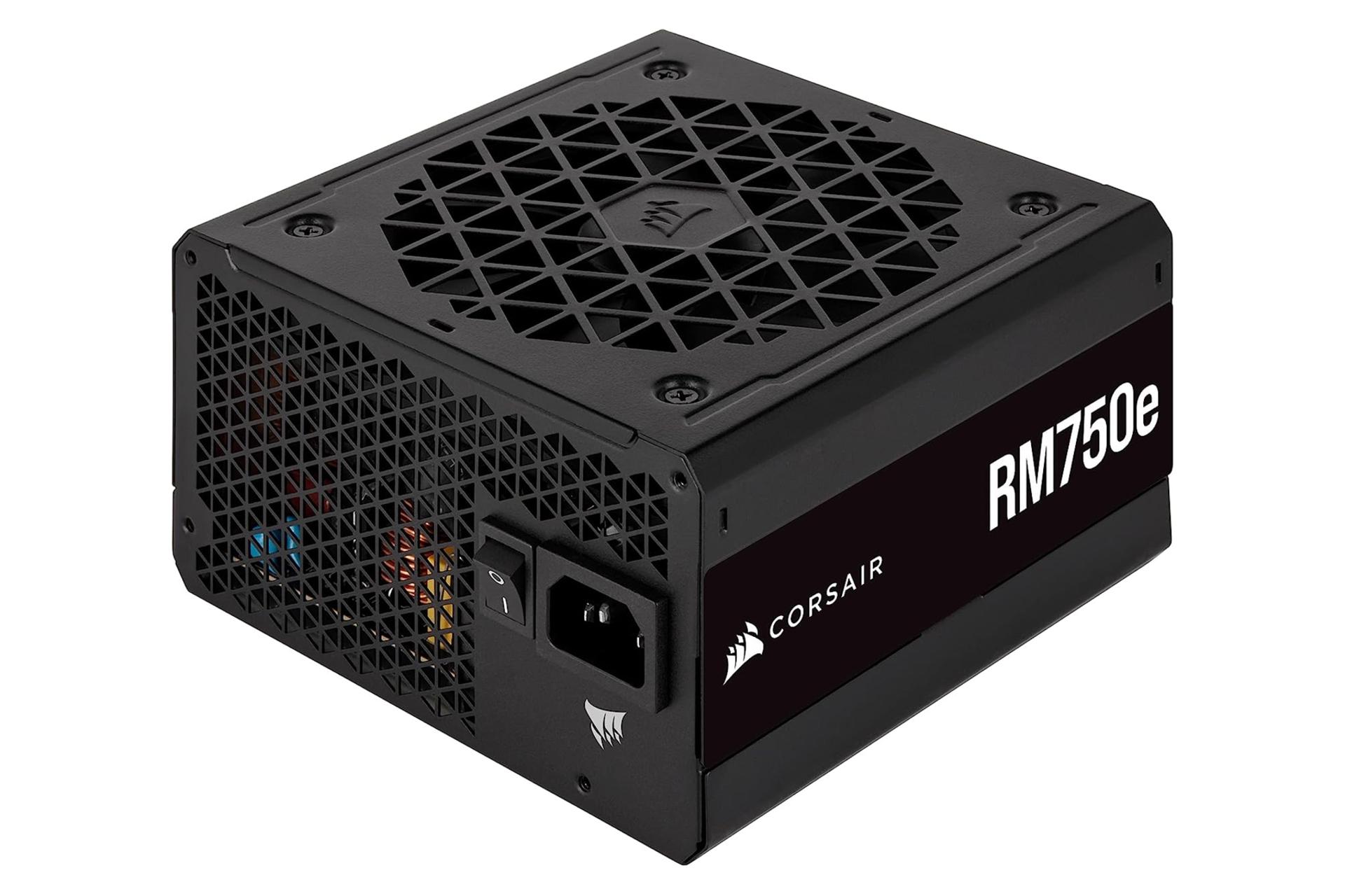 ابعاد پاور کامپیوتر کورسیر Corsair RM750e با توان 750 وات