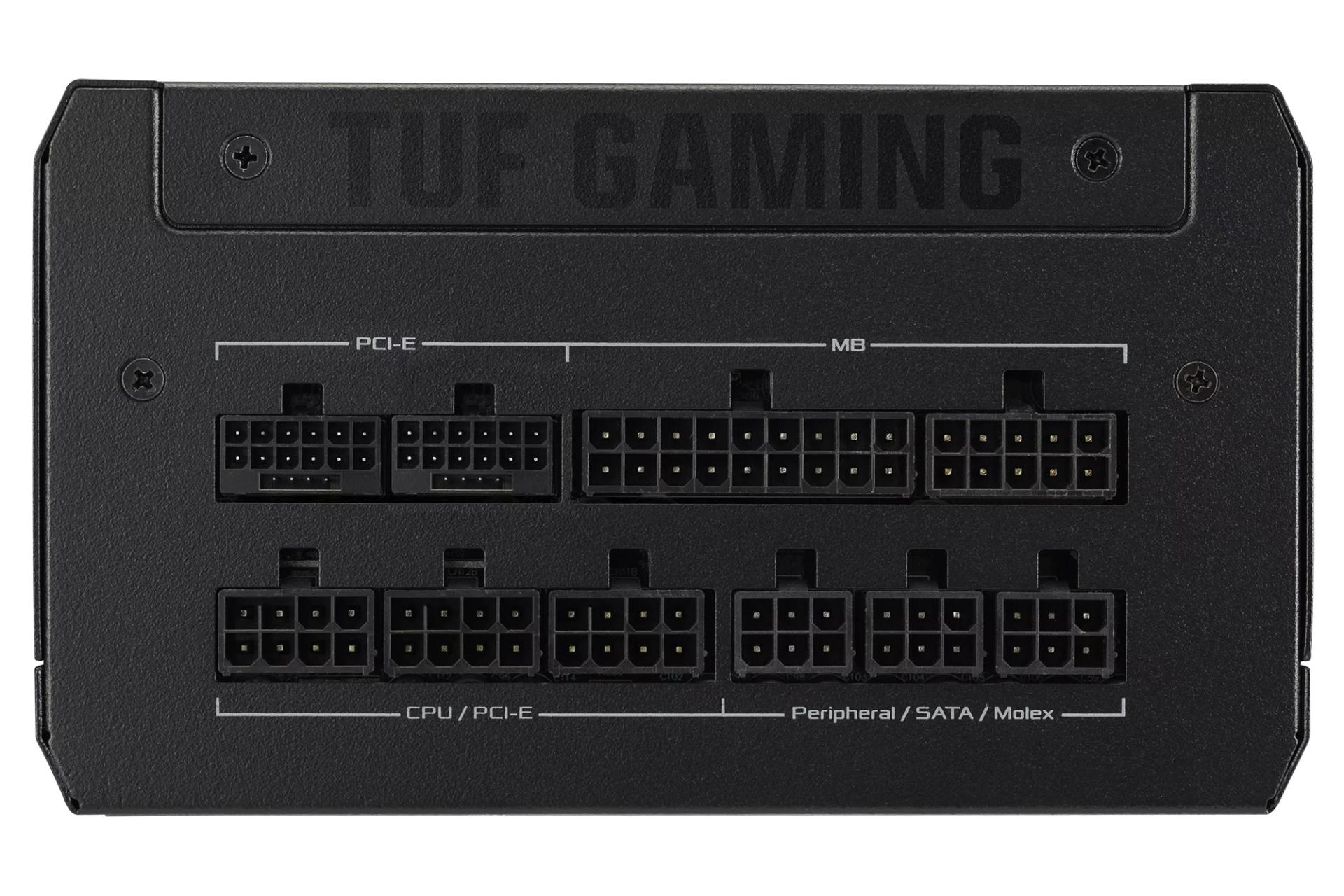 کانکتور پاور کامپیوتر ایسوس ASUS TUF Gaming 1200W Gold با توان 1200 وات