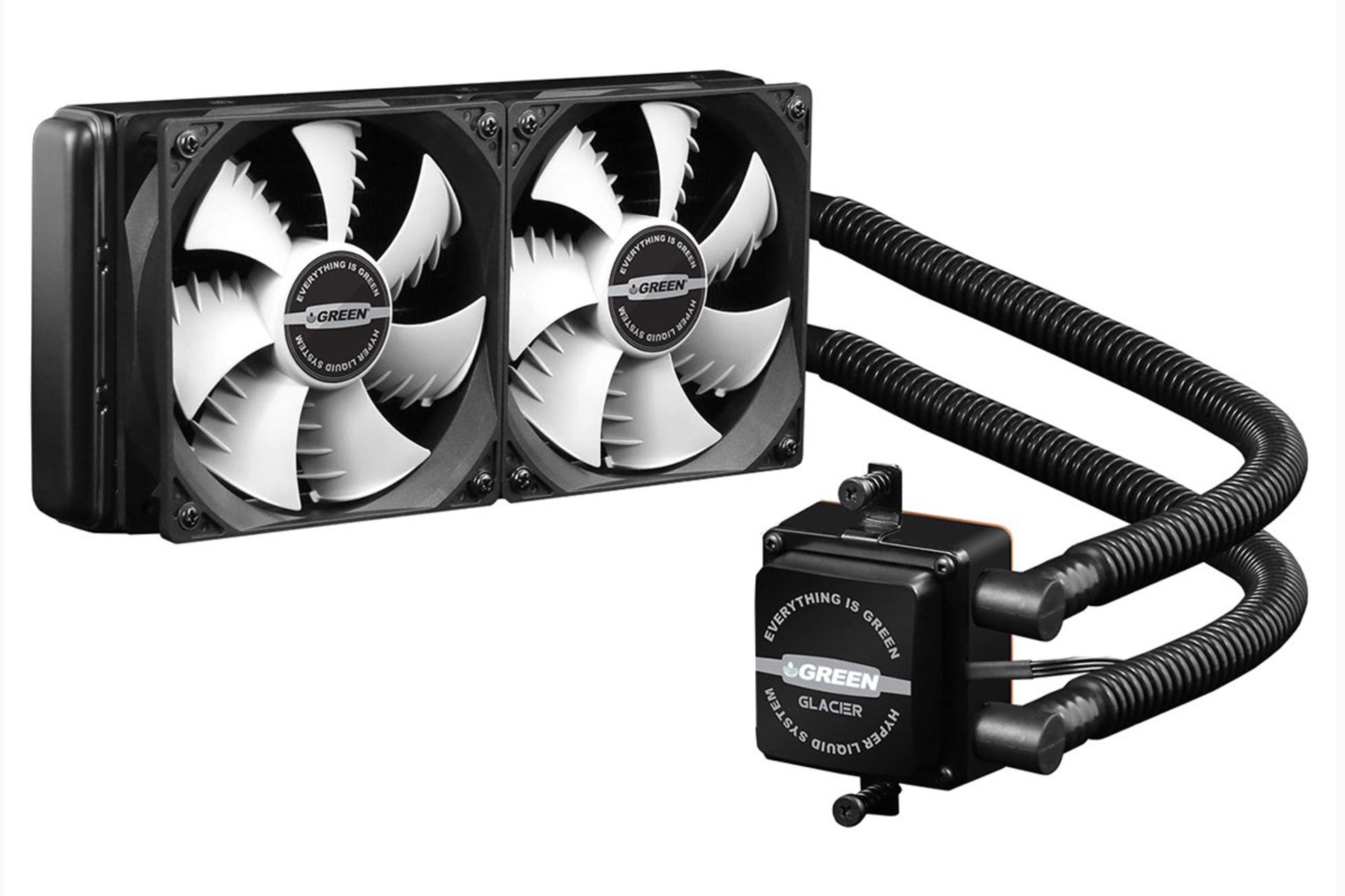 خنک کننده مایع گرین GLACIER 240 EVO خاموش