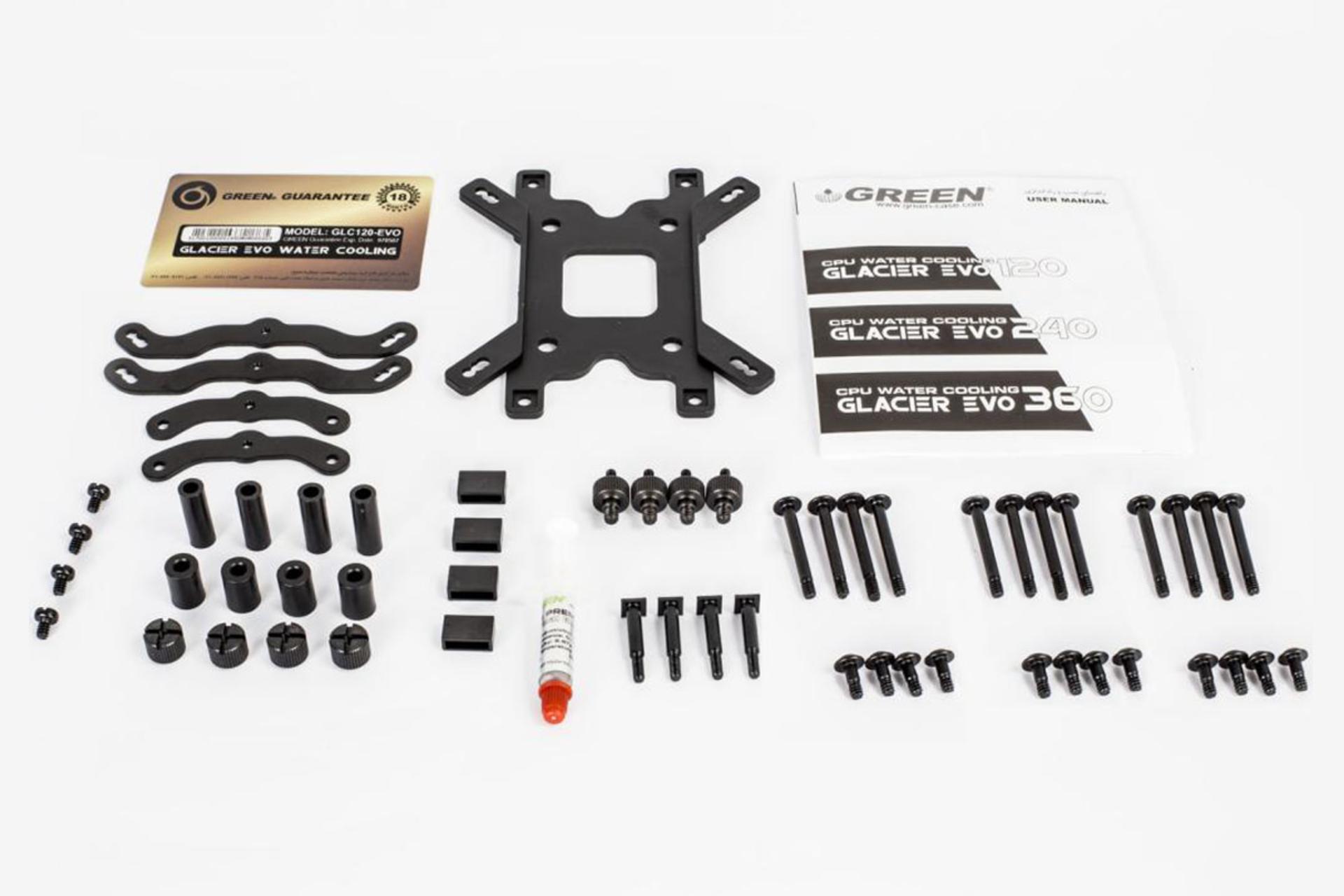 اقلام همراه خنک کننده مایع گرین GLACIER 360 EVO