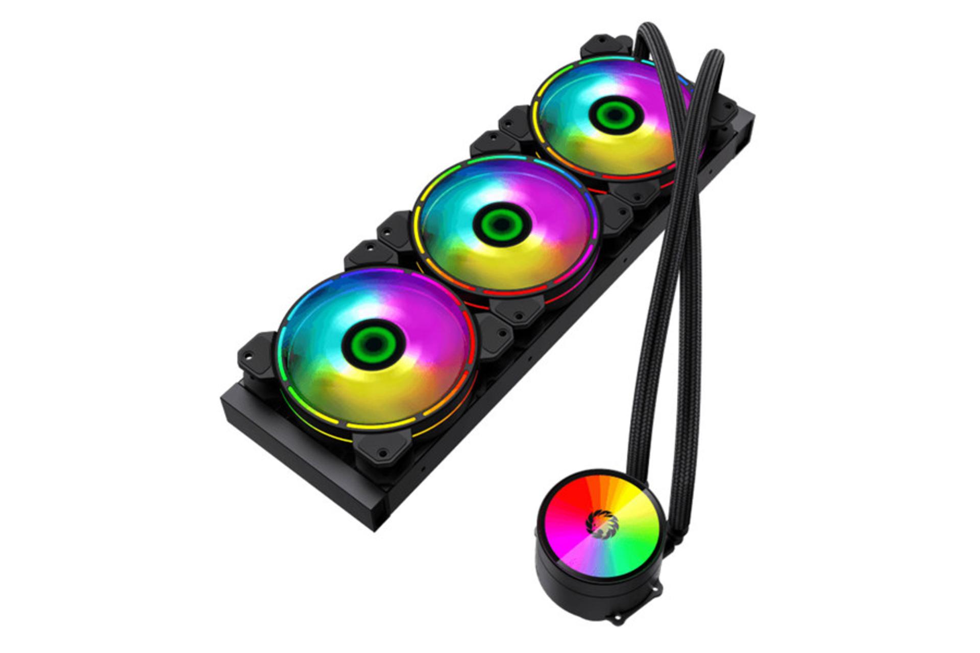 نمای چپ خنک کننده مایع گیم مکس Ice Chill 360