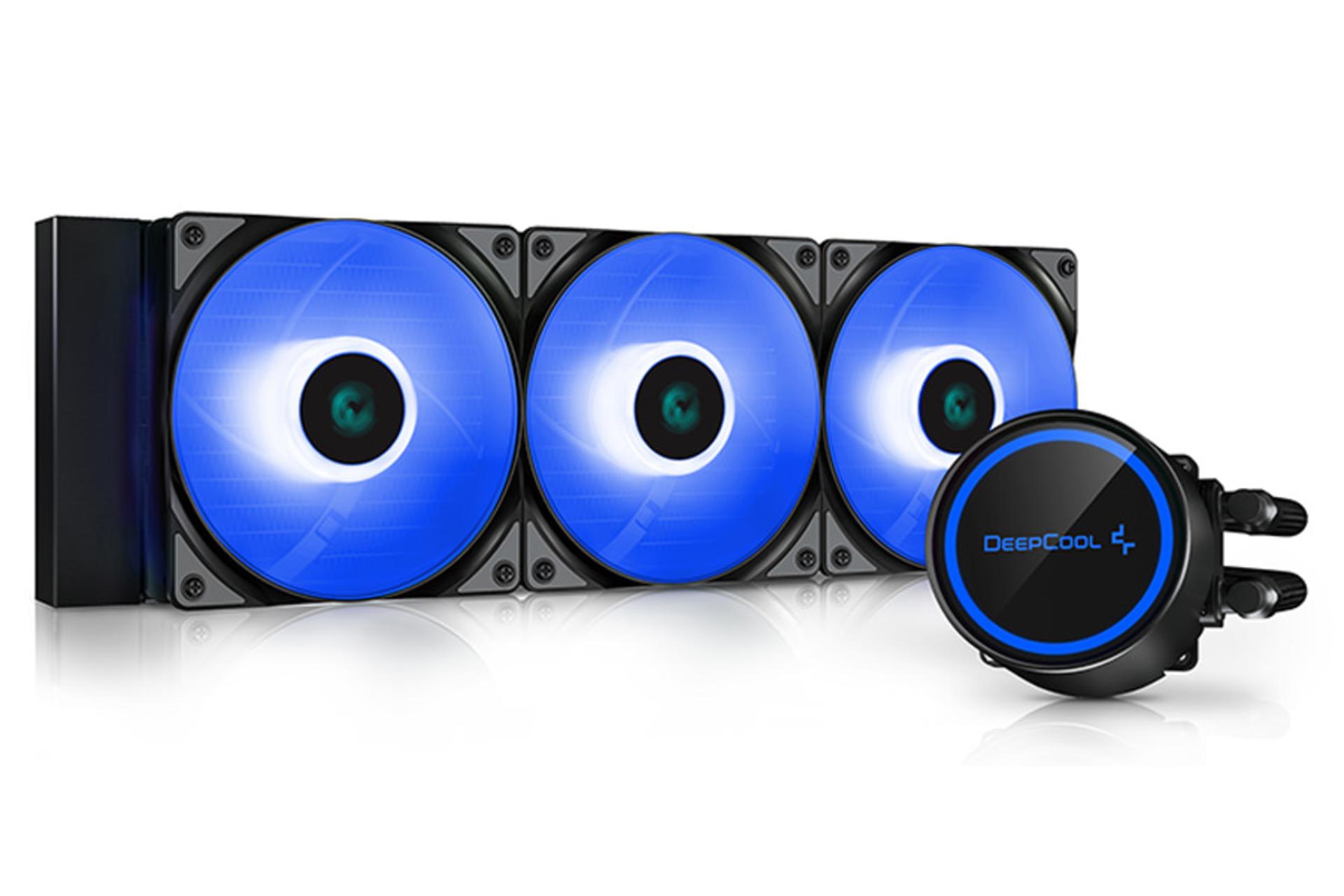 مرجع متخصصين ايران خنك كننده مايع ديپ كول GAMMAXX L360 A-RGB روشن