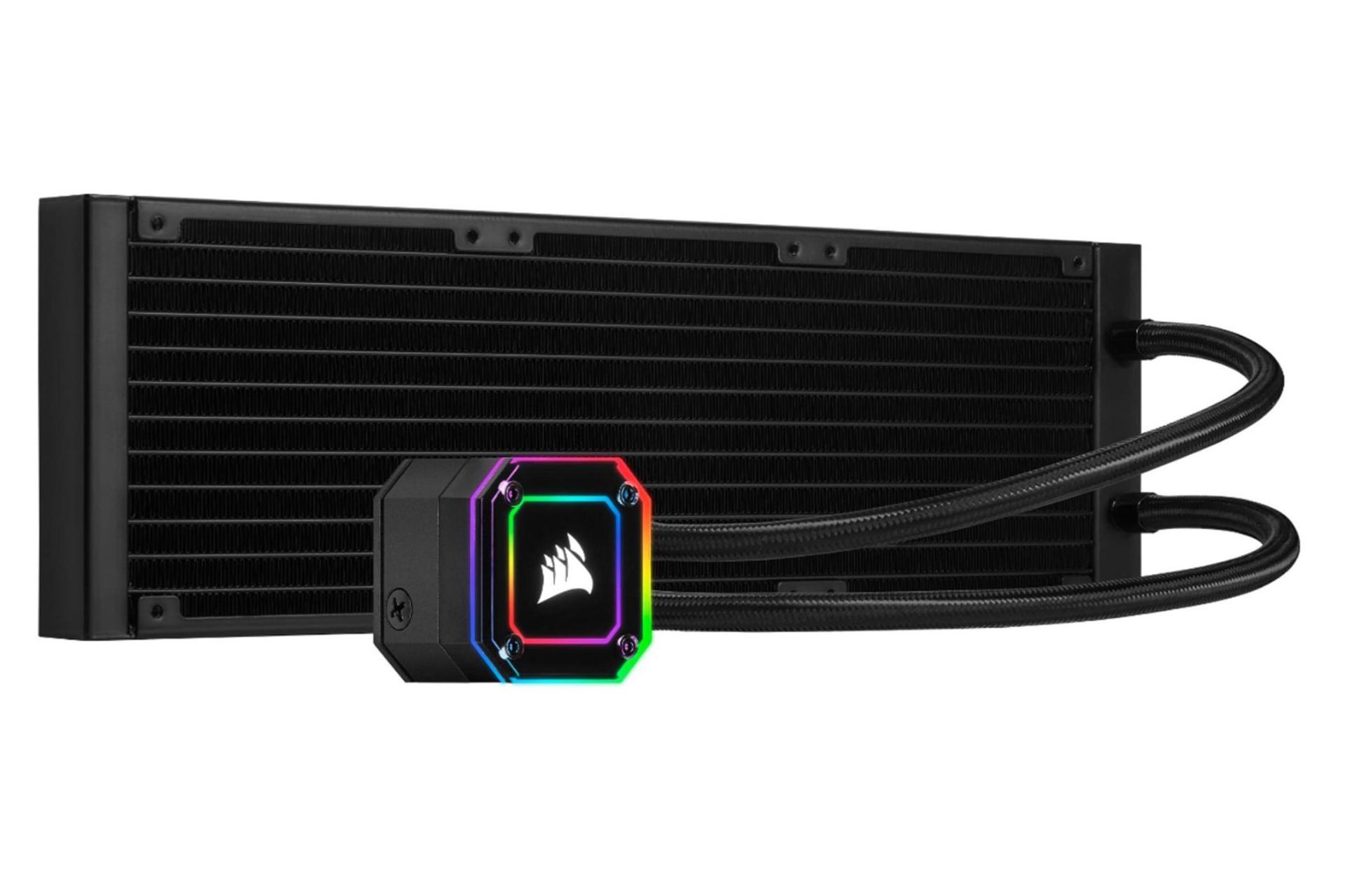نورپردازی پمپ خنک کننده مایع کورسیر H150i PRO RGB