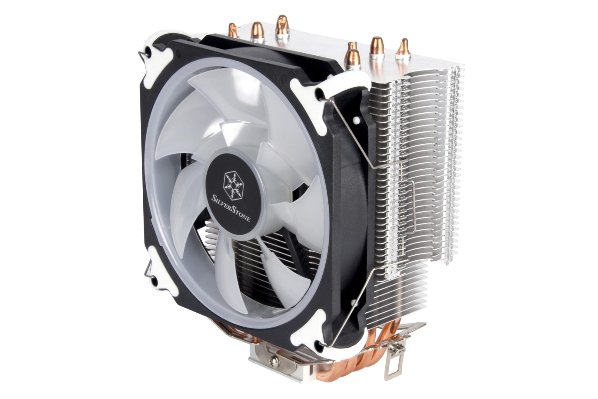 نیمرخ راست خنک کننده پردازنده سیلور استون AR12 RGB