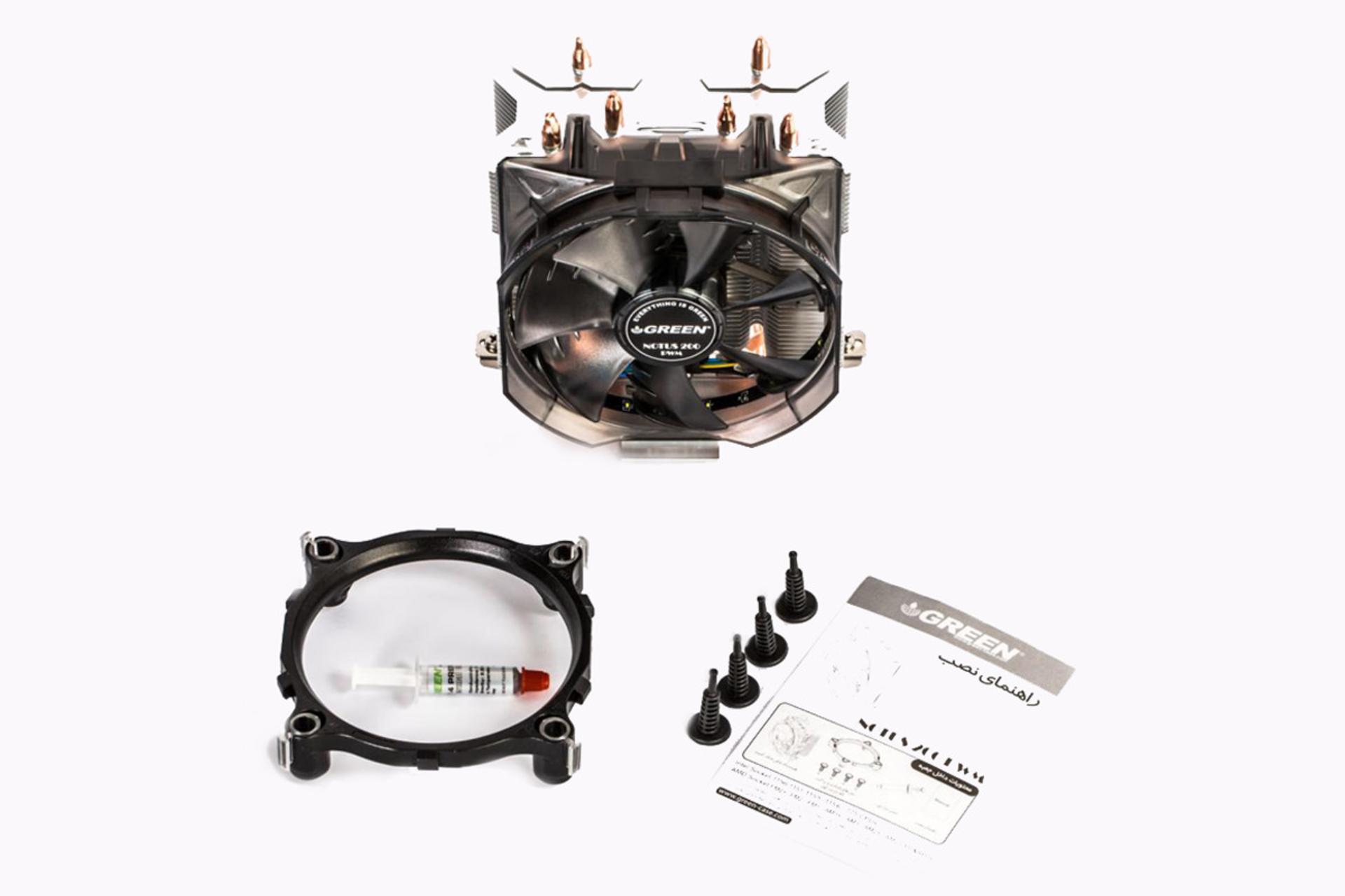 اقلام همراه خنک کننده پردازنده گرین NOTUS 200-PWM