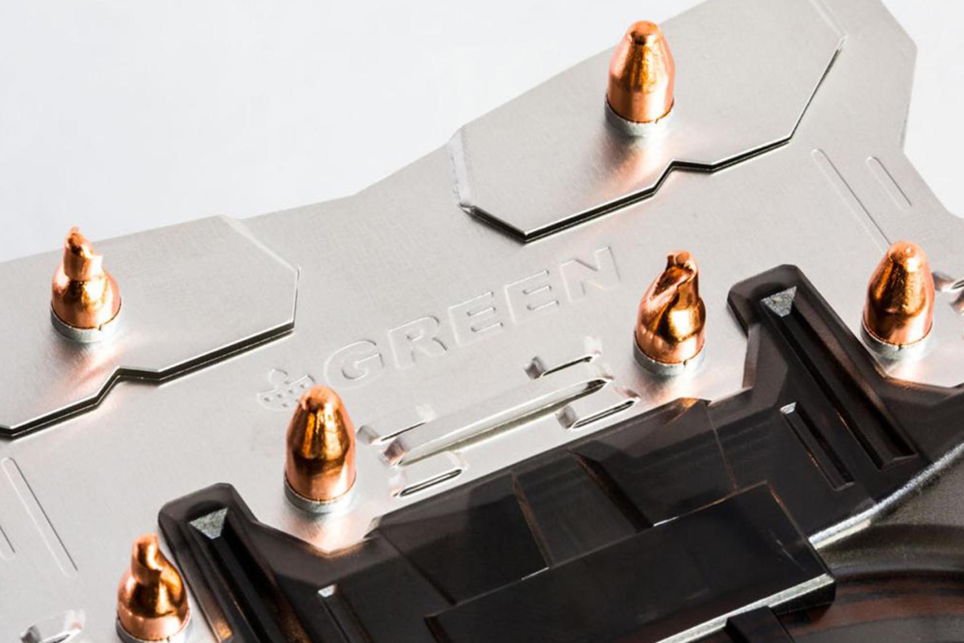 نمای بالای خنک کننده پردازنده گرین NOTUS 200-PWM