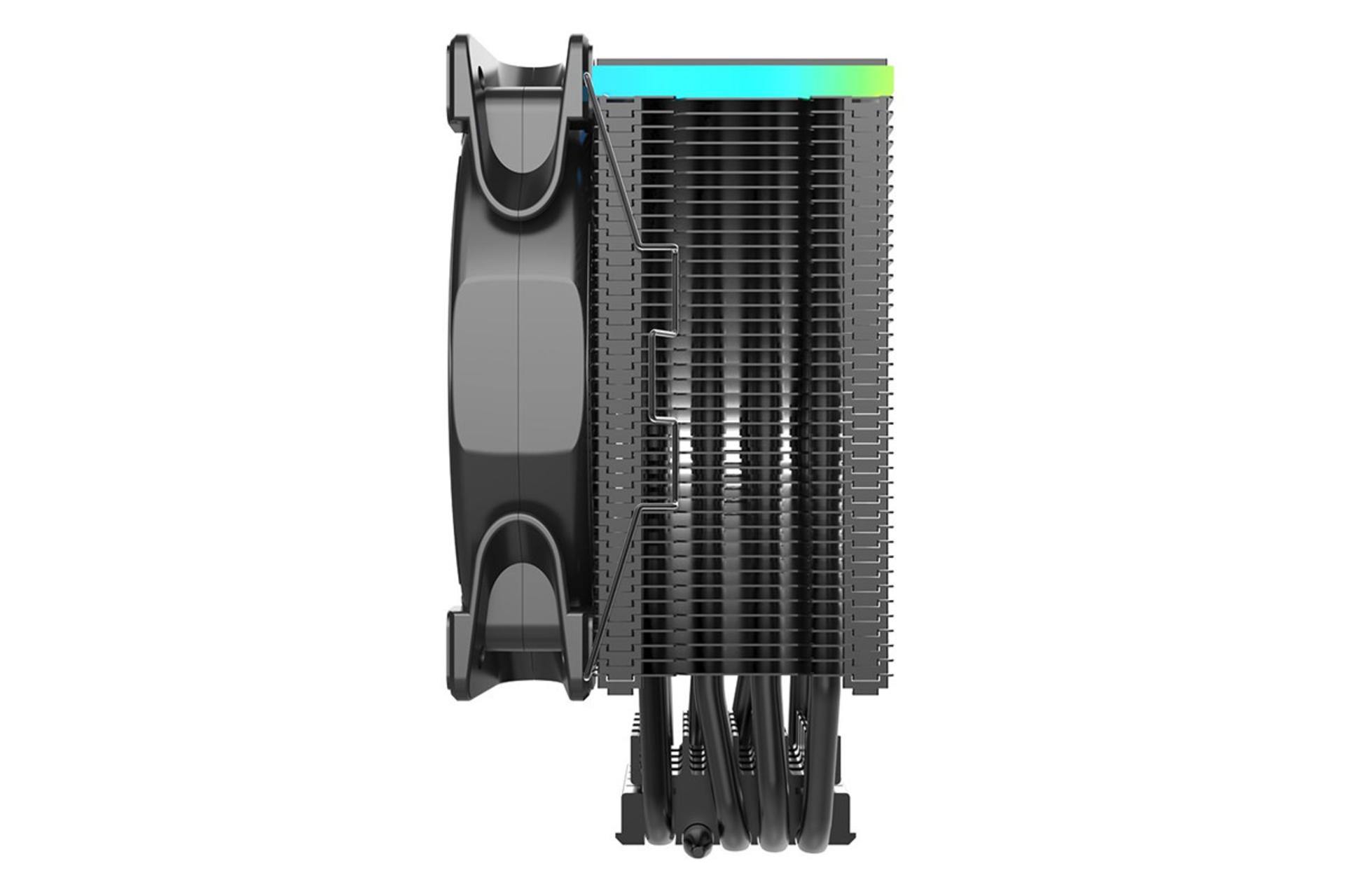 نمای راست خنک کننده پردازنده پی سی کولر GI-D56A HALO RGB