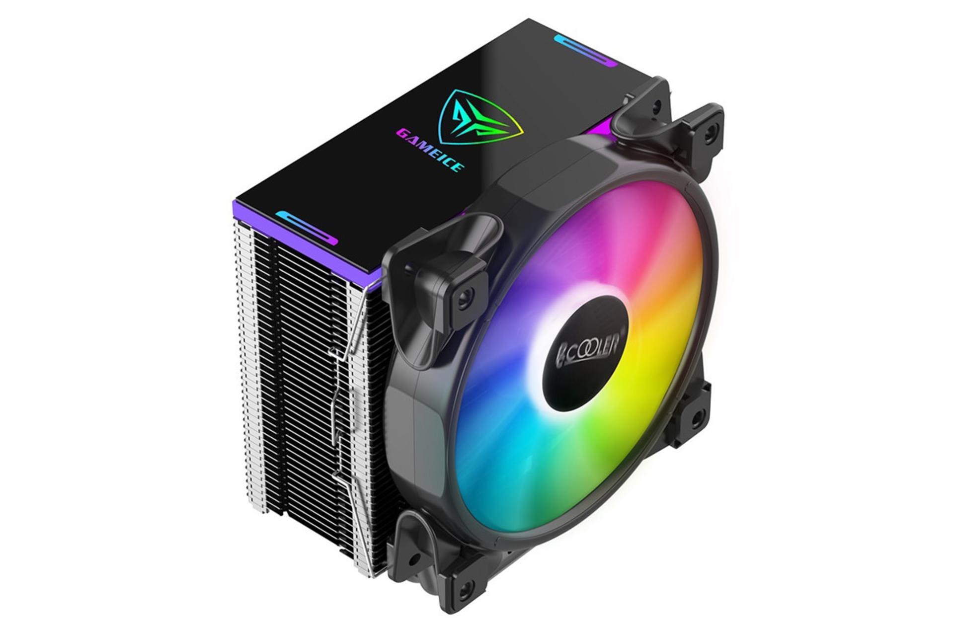 نمای بالای خنک کننده پردازنده پی سی کولر GI-D56A HALO RGB