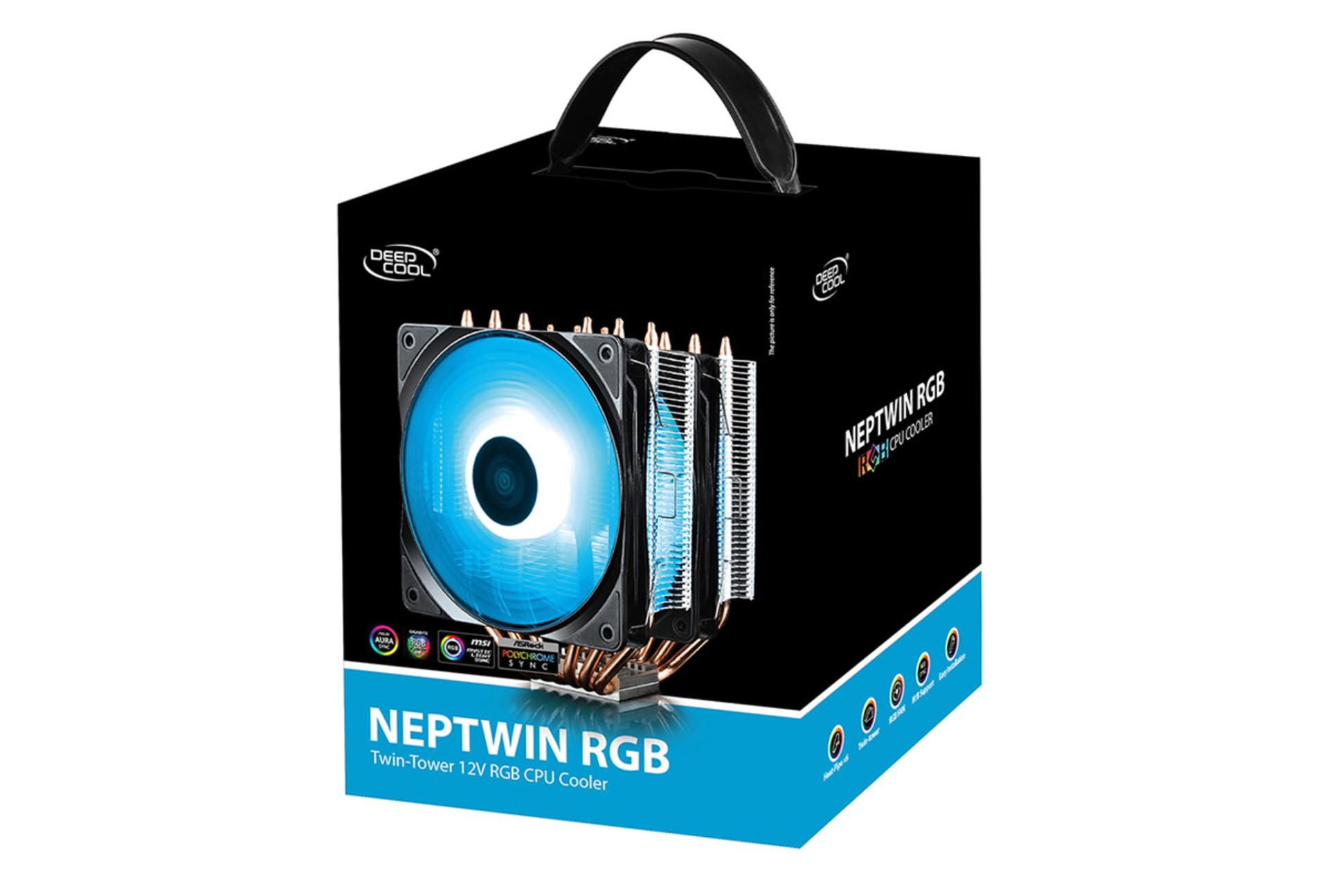 جعبه خنک کننده پردازنده دیپ کول NEPTWIN RGB