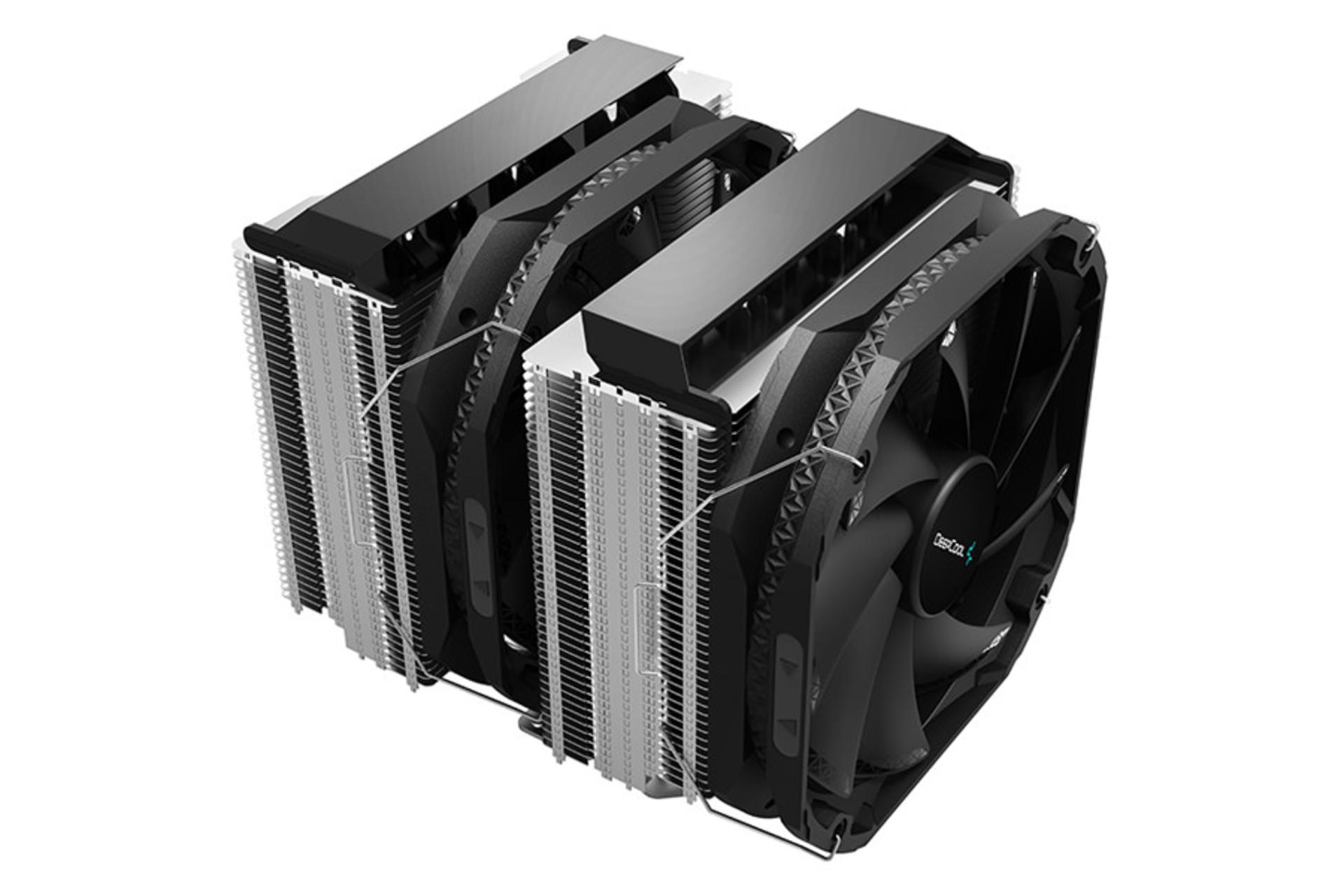 نیمرخ بالا و سمت چپ خنک کننده پردازنده دیپ کول ASSASSIN III