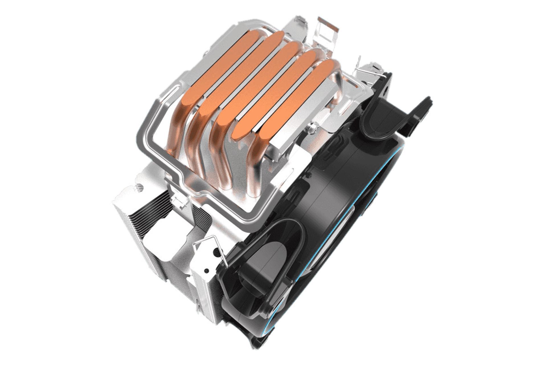 هیت پایپ خنک کننده پردازنده گیم مکس Gamma 500 Rainbow