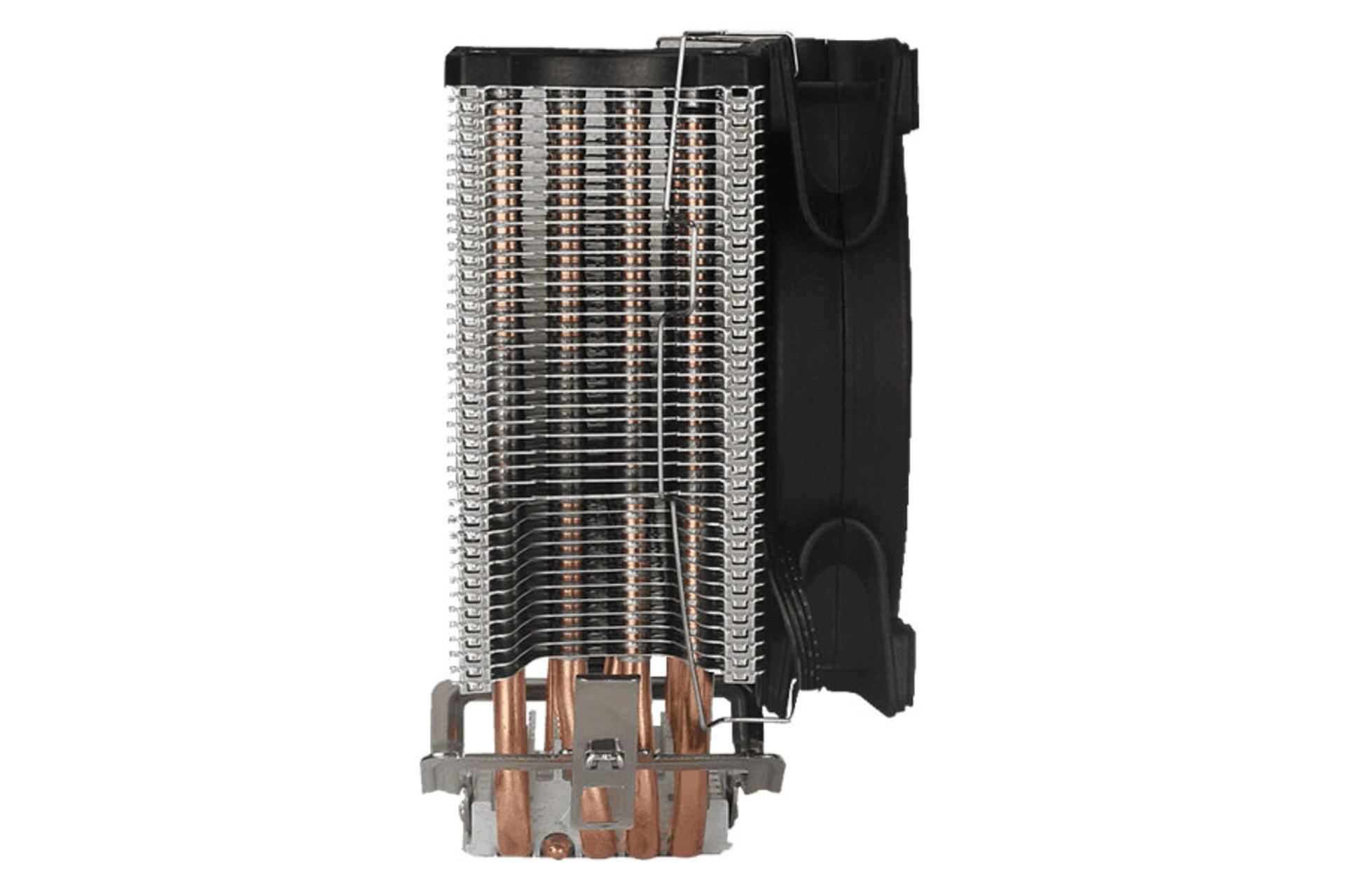 نمای جانبی هیت سینک خنک کننده پردازنده گیم مکس Gamma 500 Rainbow