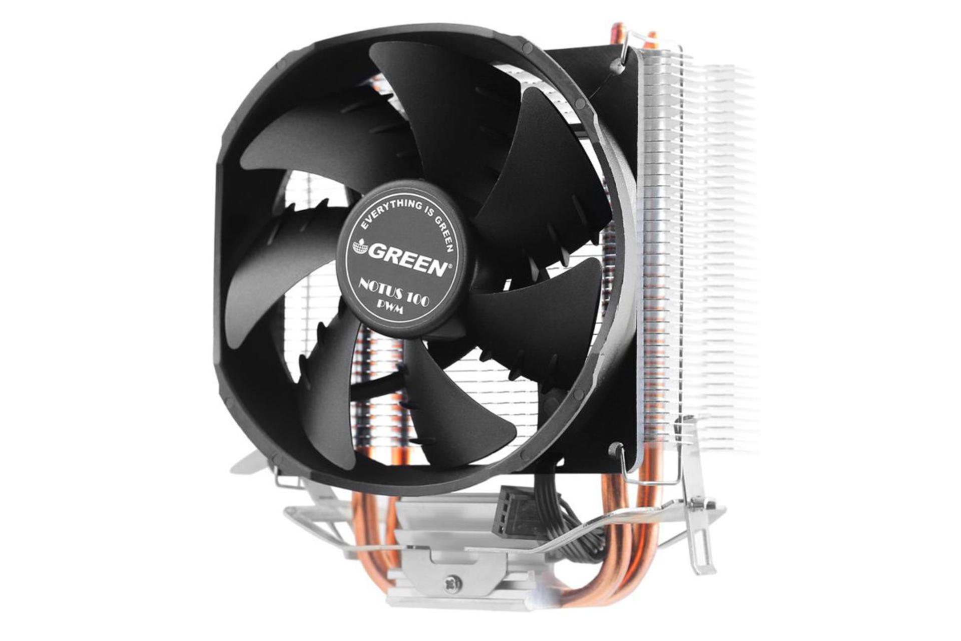 مرجع متخصصين ايران نماي راست خنك كننده پردازنده گرين NOTUS 100-PWM