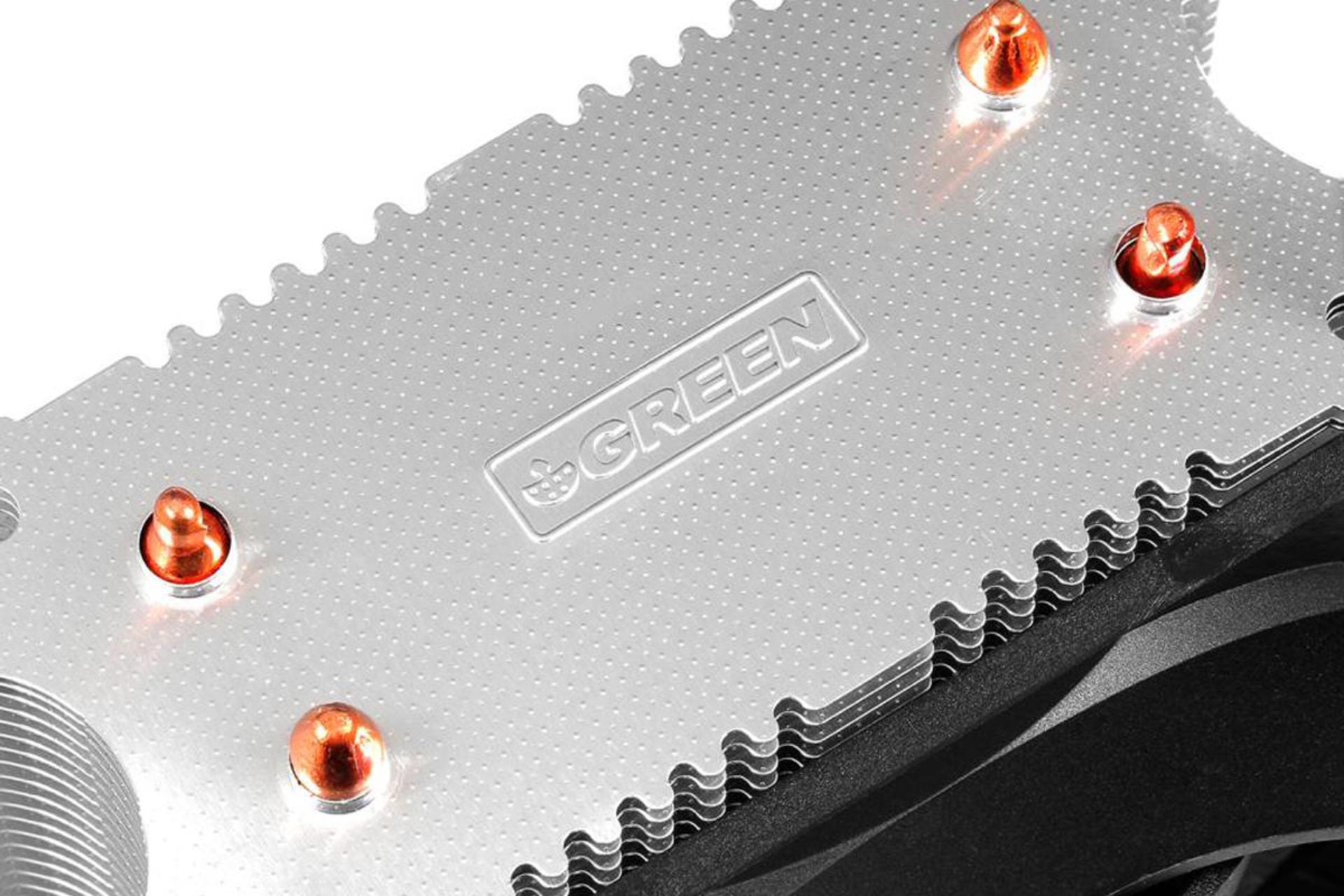 کاور بالای خنک کننده پردازنده گرین NOTUS 100-PWM