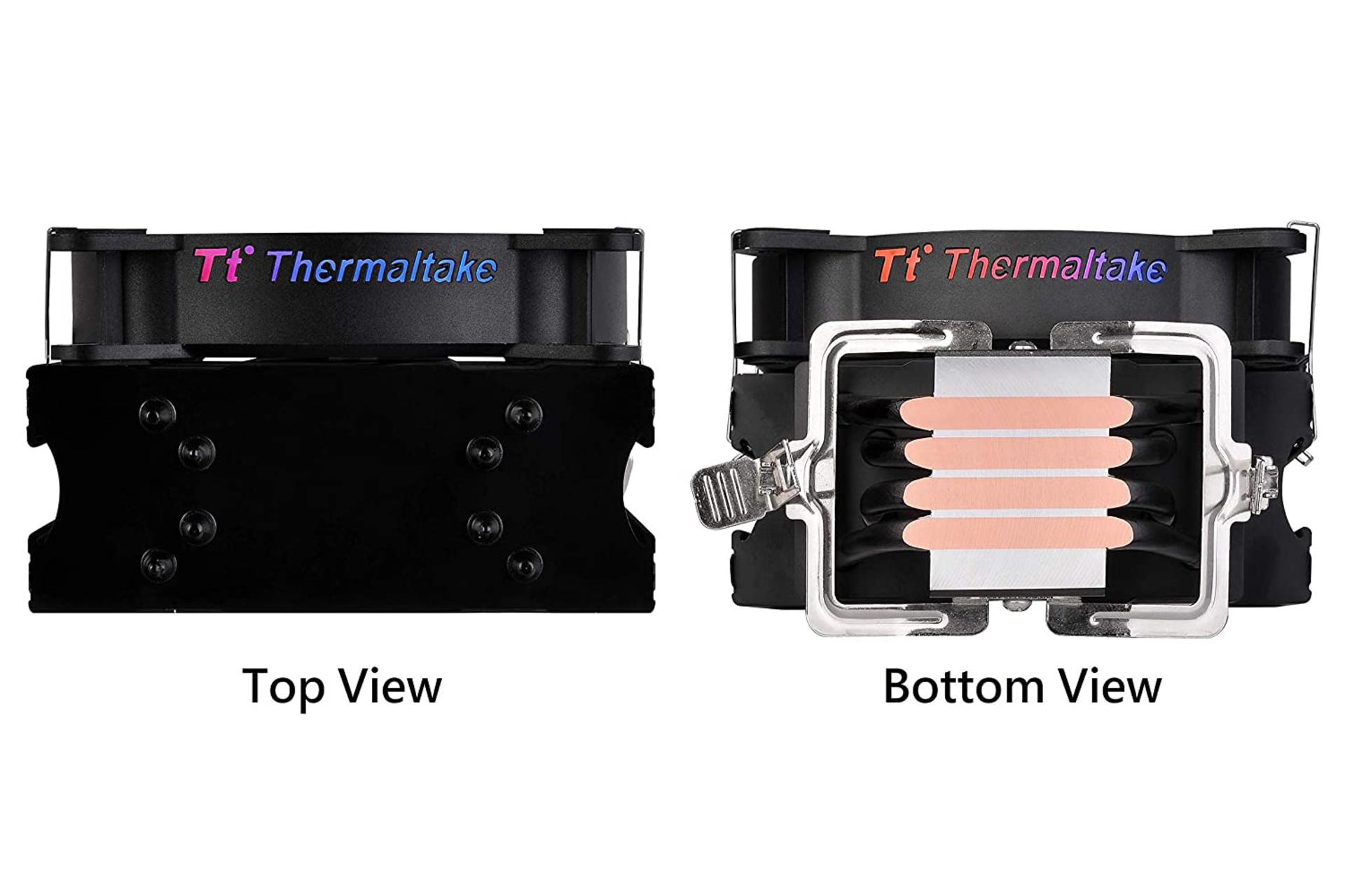 نمای بالا و پایین خنک کننده پردازنده ترمالتیک UX200 ARGB
