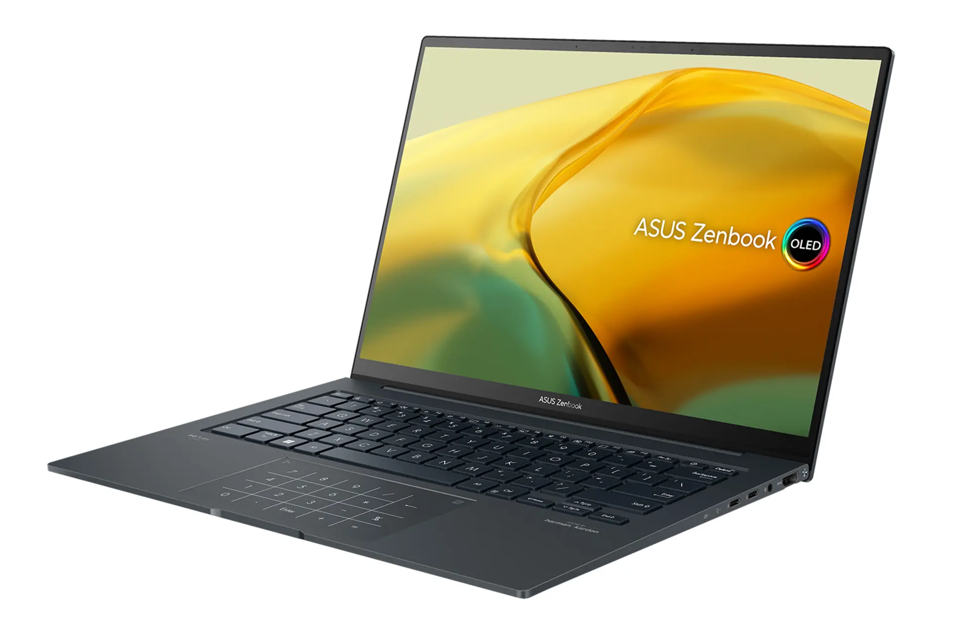 مرجع متخصصين ايران لپ تاپ ايسوس ASUS Zenbook 14X OLED Q410VA نماي راست