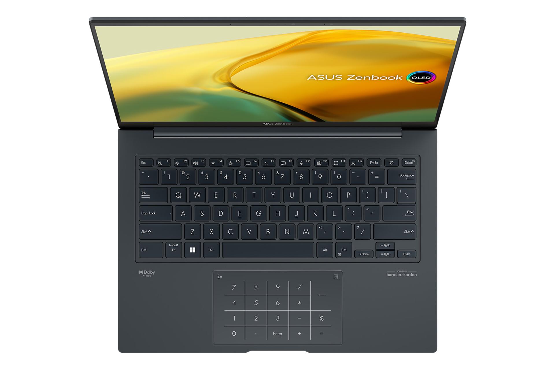 مرجع متخصصين ايران لپ تاپ ايسوس ASUS Zenbook 14X OLED Q410VA نماي بالا