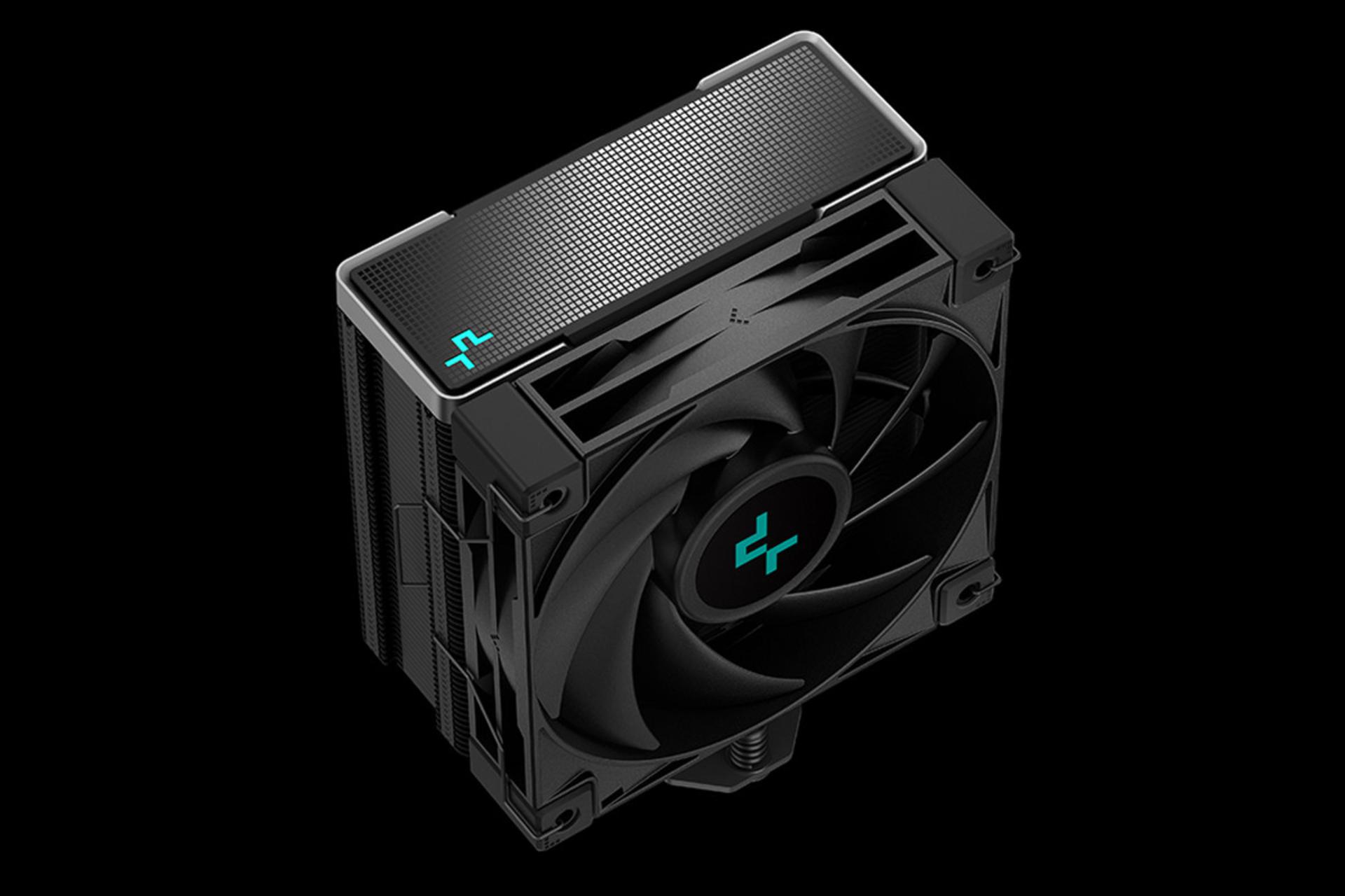 نمای بالای خنک کننده پردازنده دیپ کول AK400 ZERO DARK