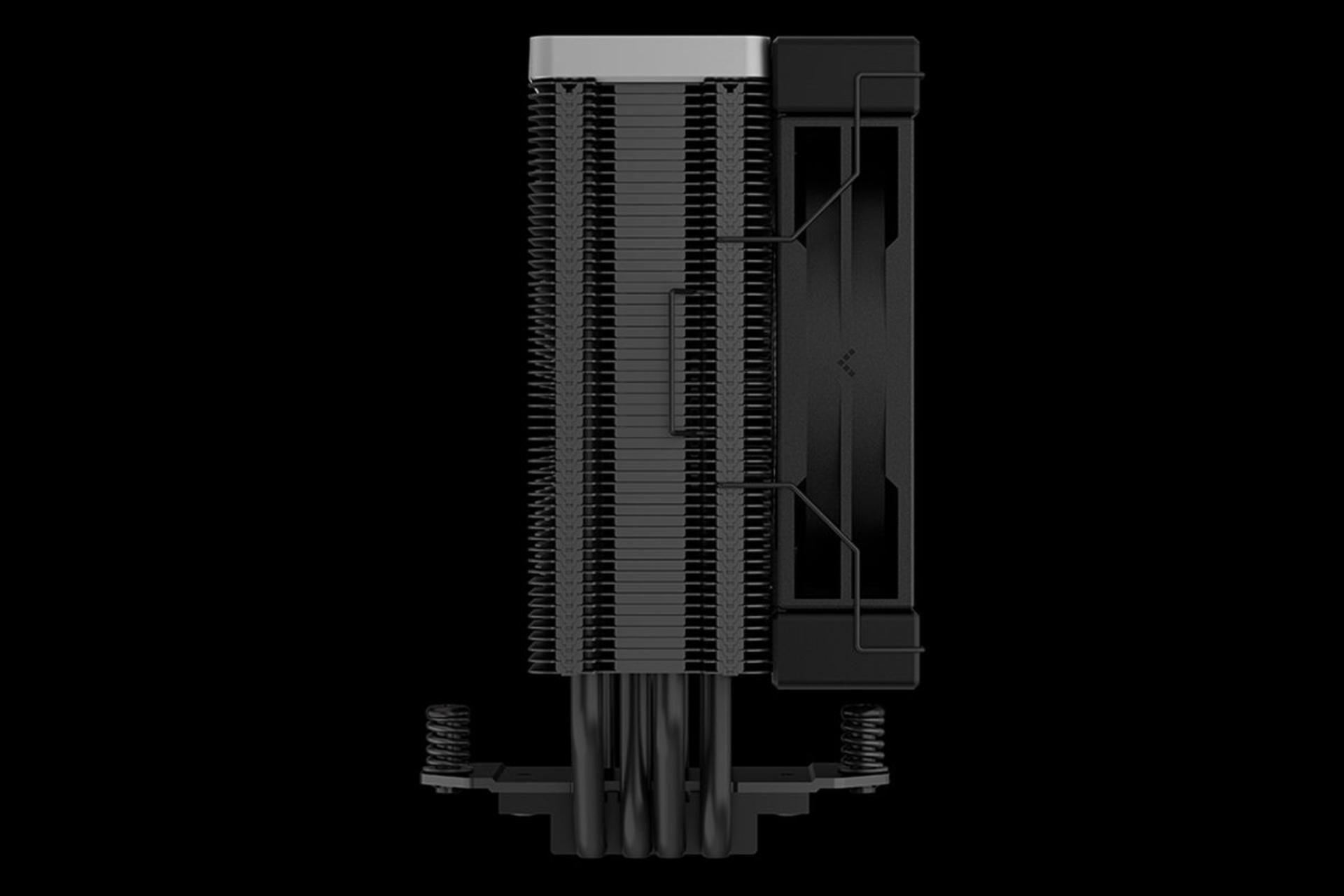 نمای چپ خنک کننده پردازنده دیپ کول AK400 ZERO DARK