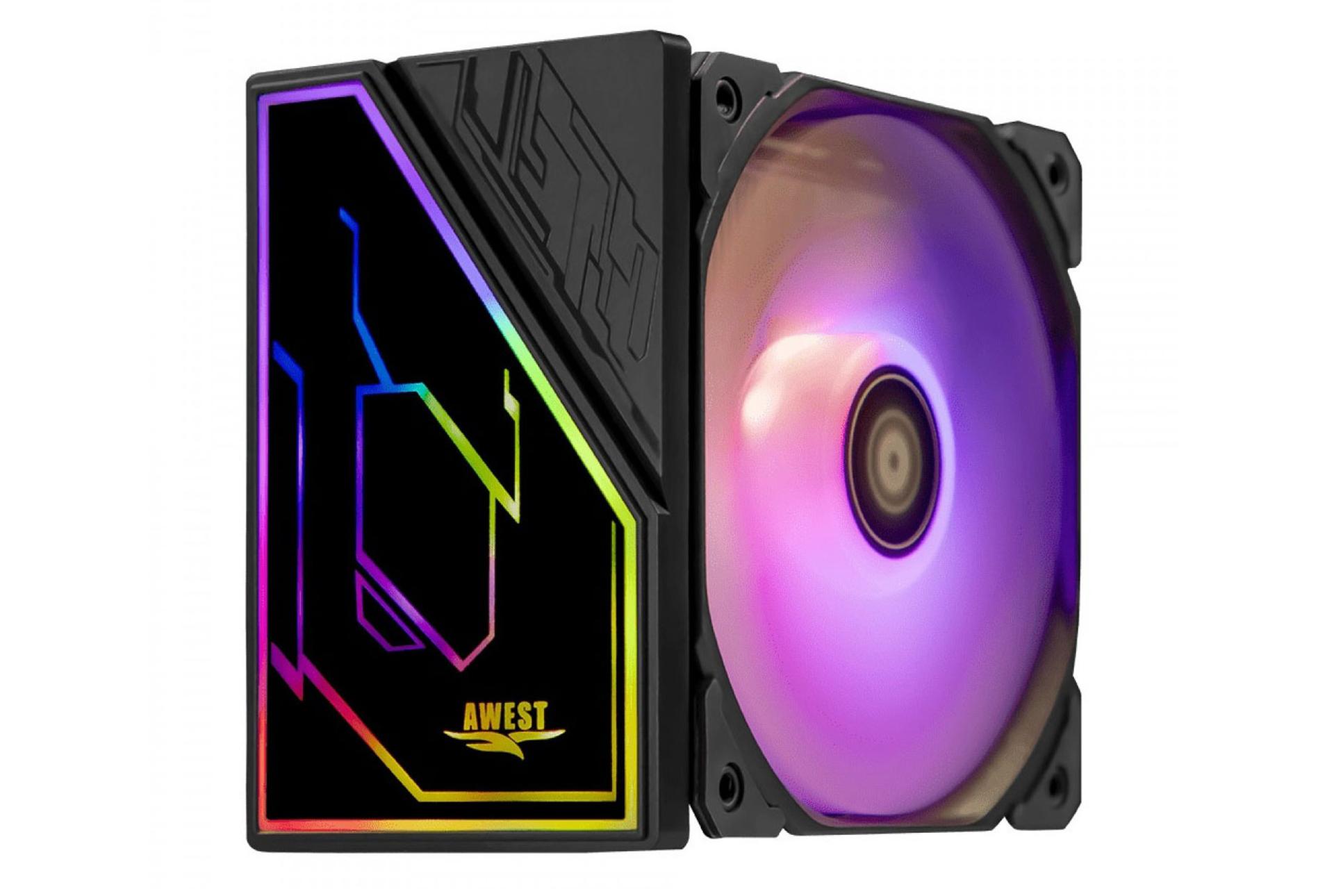 نمای بالای خنک کننده پردازنده اوست GT-AV1201 ARGB