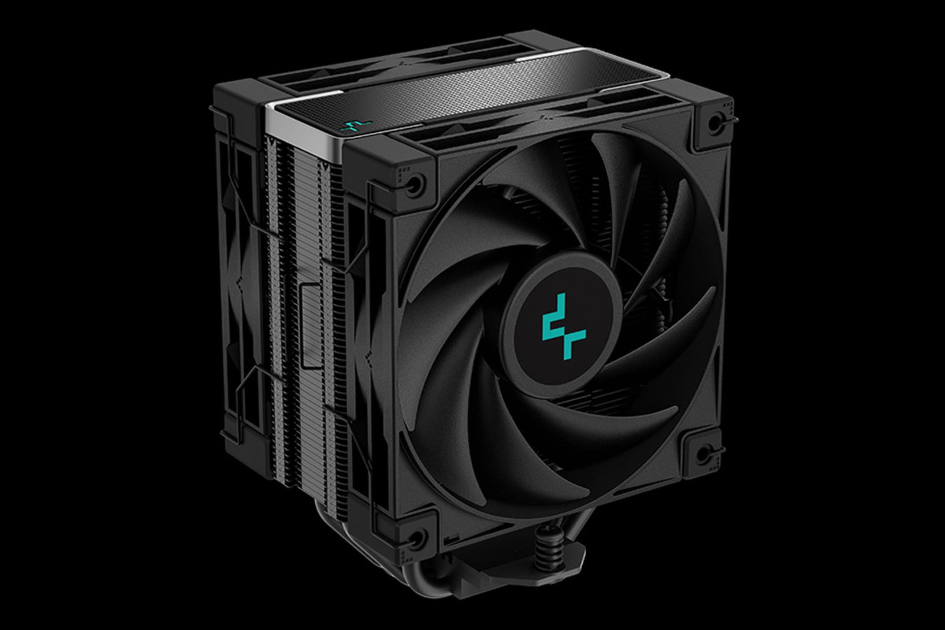 نمای چپ خنک کننده پردازنده دیپ کول AK400 ZERO DARK PLUS