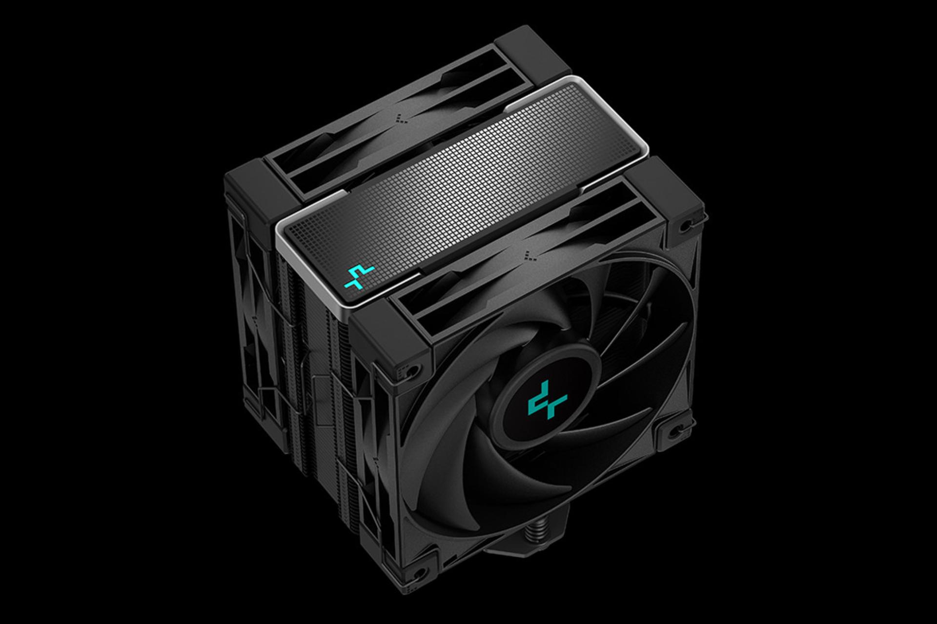 نمای بالای خنک کننده پردازنده دیپ کول AK400 ZERO DARK PLUS