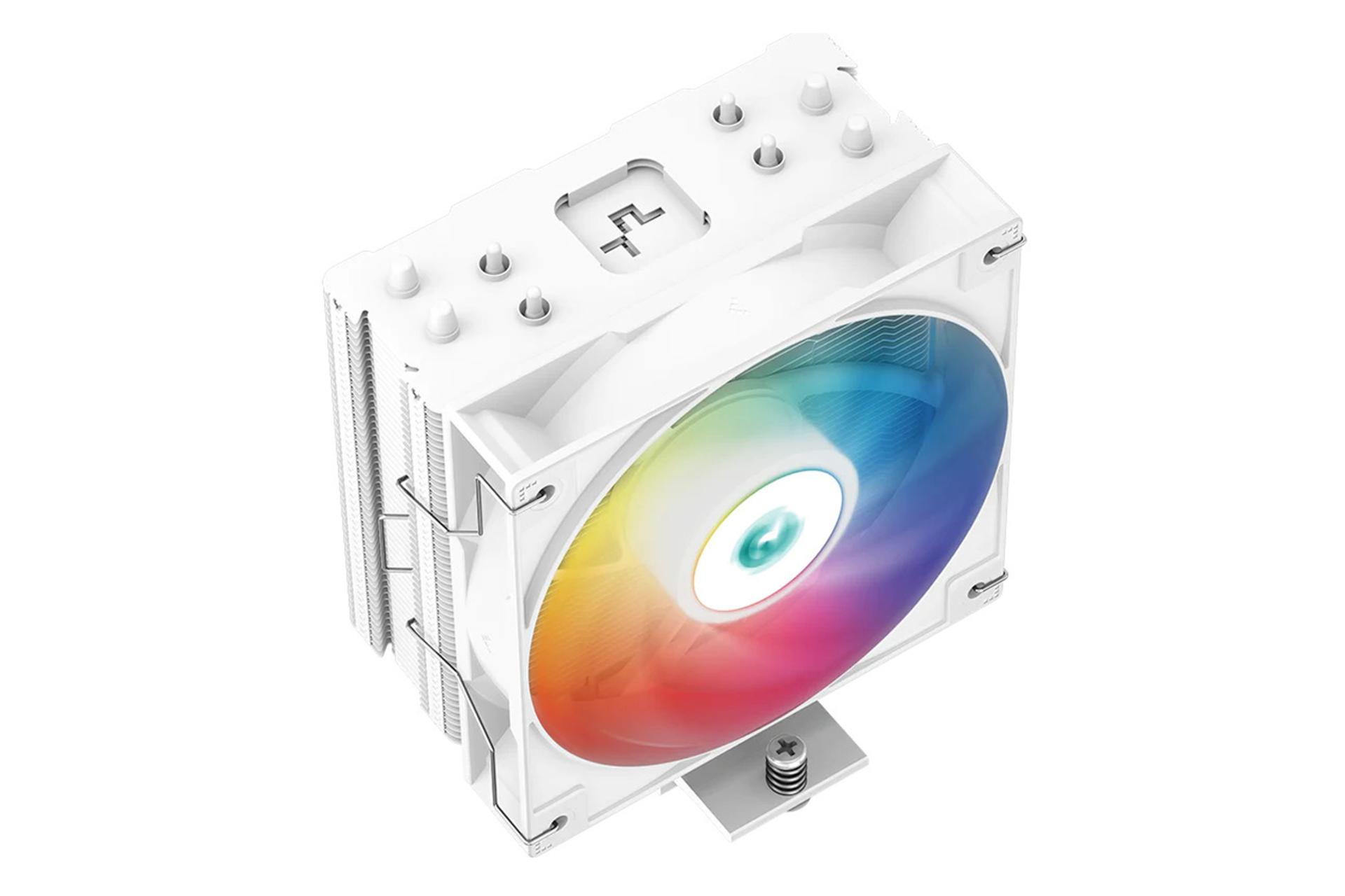 خنک کننده پردازنده دیپ کول AG500 WH ARGB نمای بالا