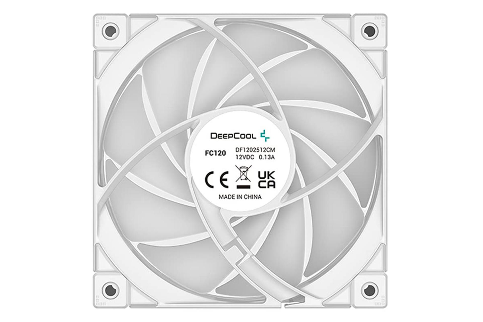 نمای پشت فن کیس دیپ کول FC120