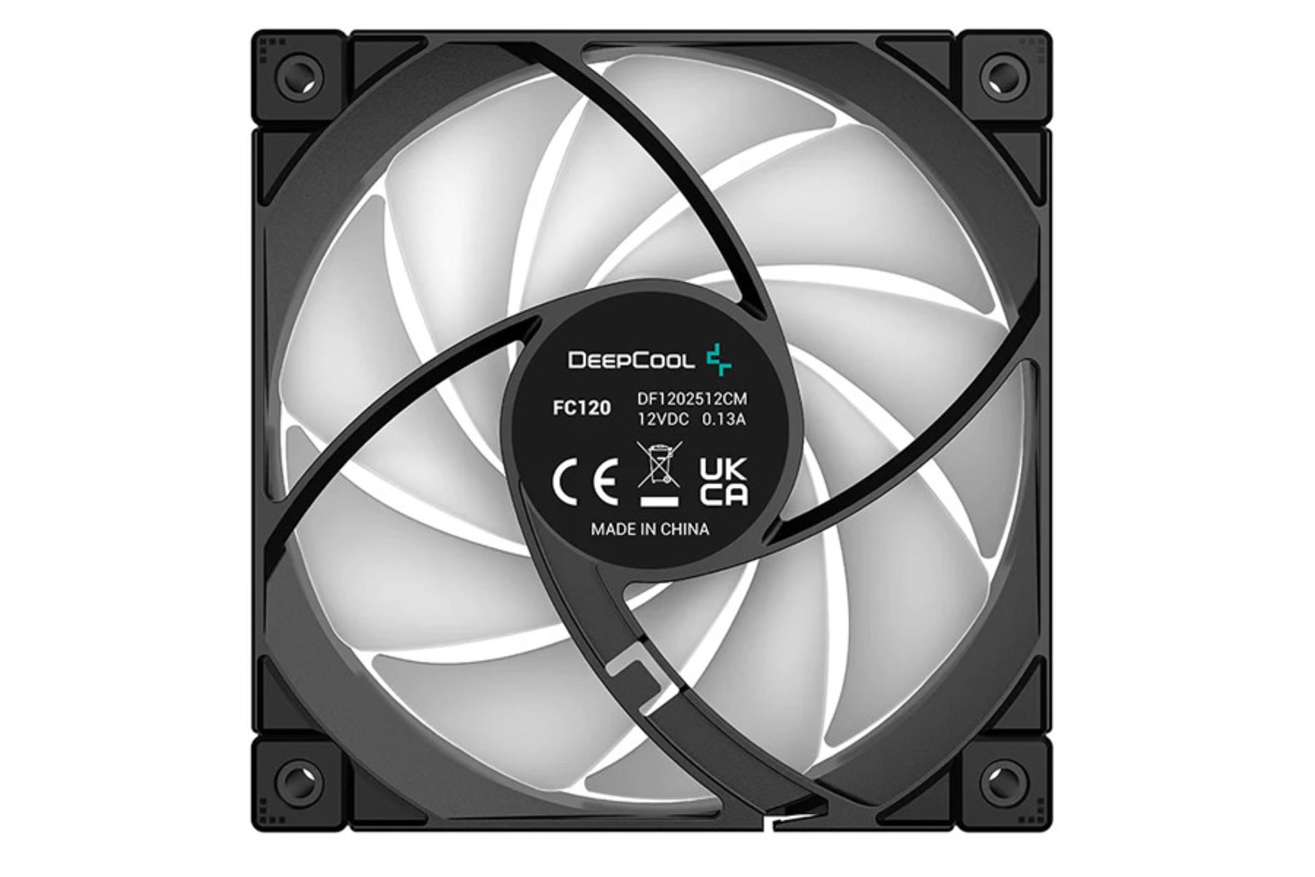 نمای پشت فن کیس دیپ کول FC120