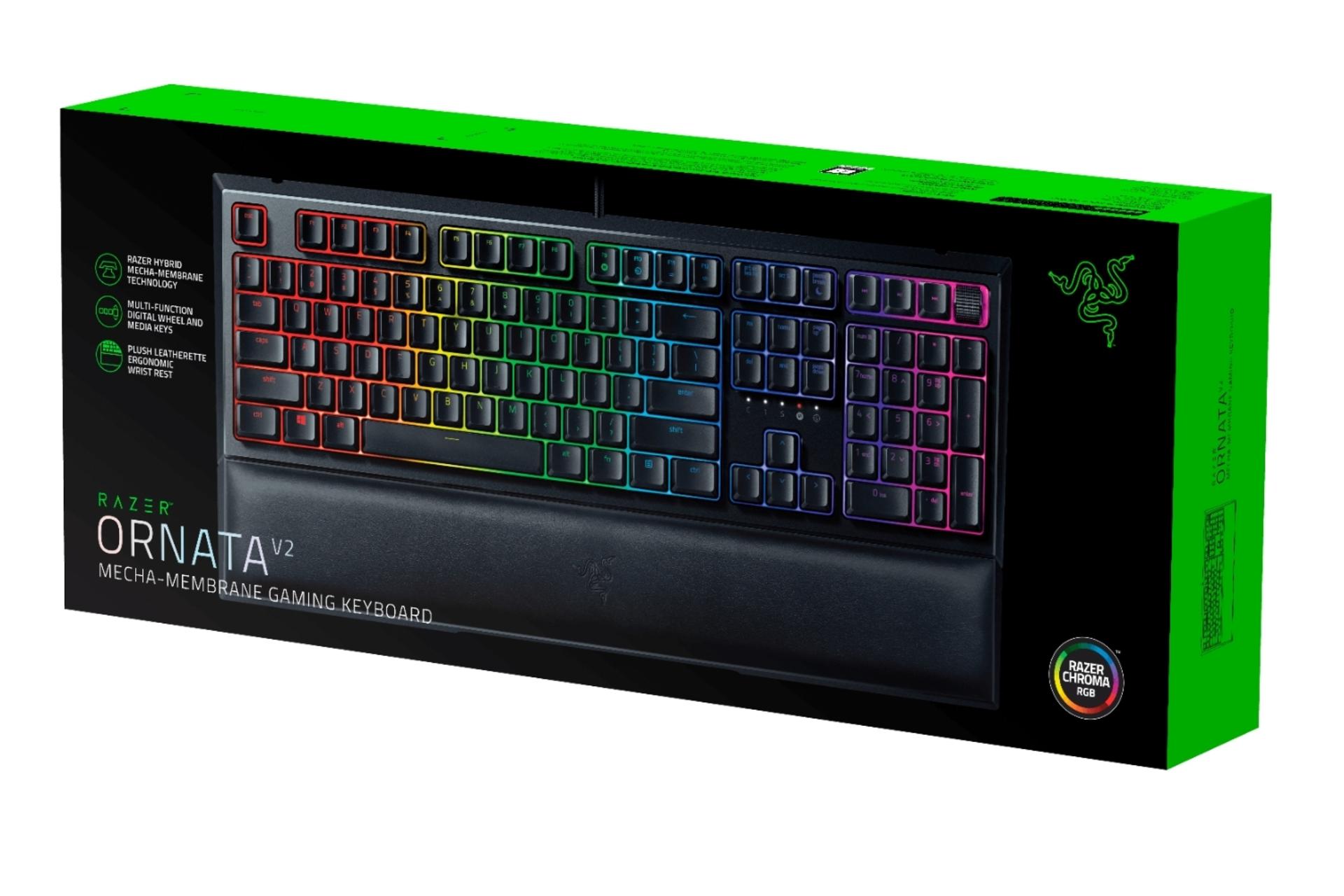 جعبه کیبورد گیمینگ ریزر  ORNATA V2