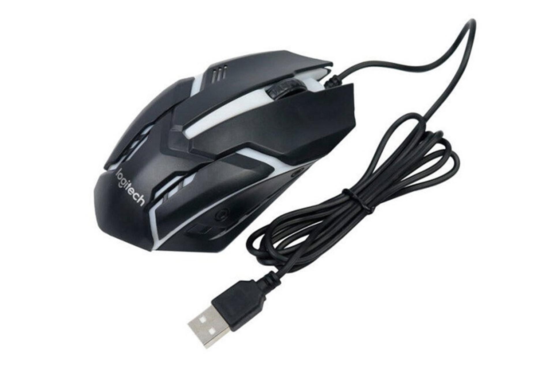 نمای کناری ماوس لاجیتک Logitech M200