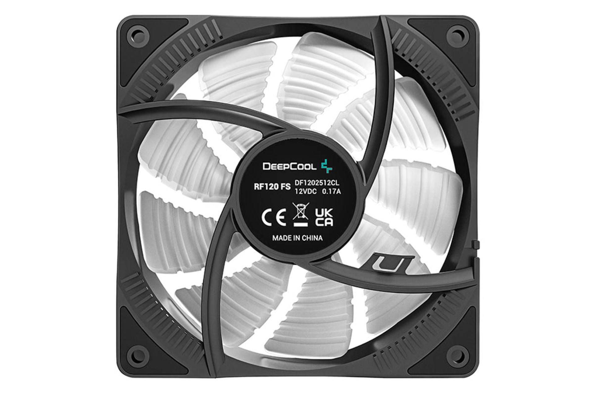 نمای پشت فن کیس دیپ کول RF120 FS