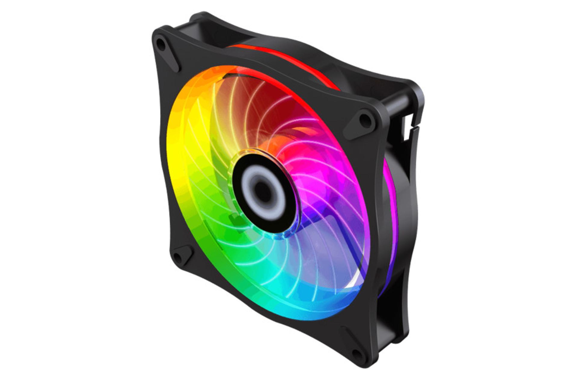 نمای جانبی فن کیس گیم مکس RL300 RGB