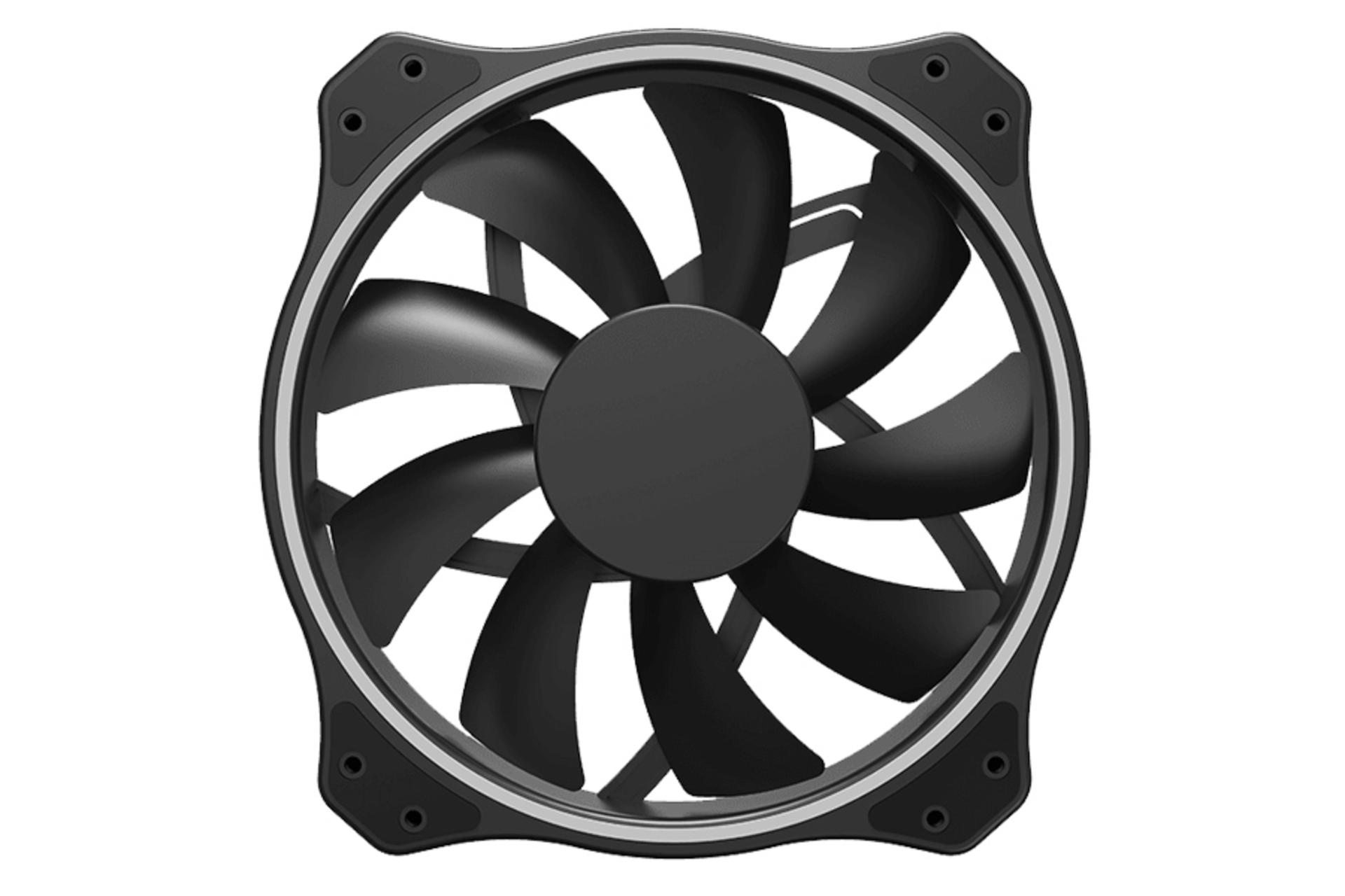 نمای روبرو فن کیس گیم مکس GMX-20-ARGB