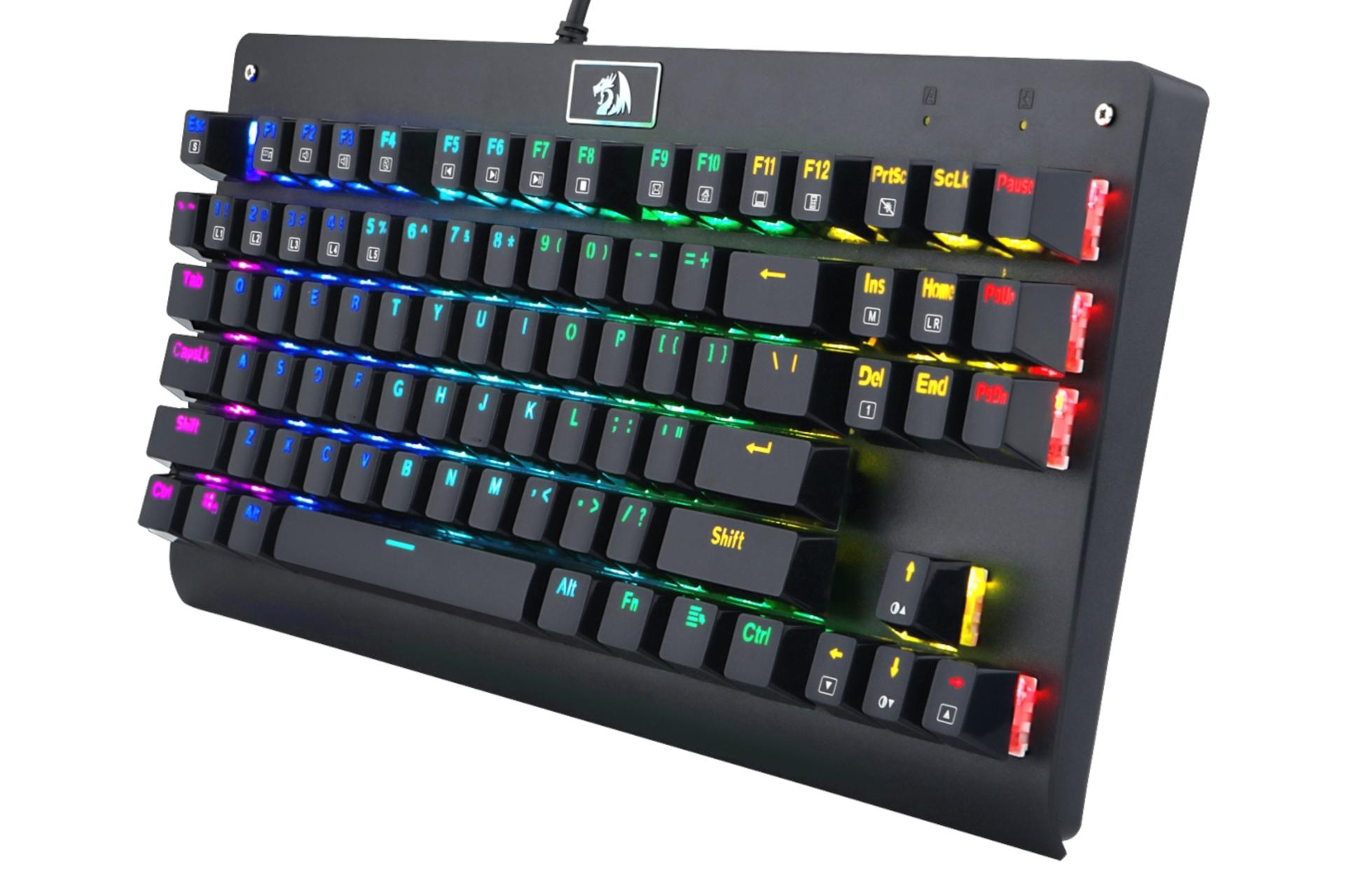 نمای جانبی راست کیبورد ردراگون Redragon K568 RGB Dark Avenger