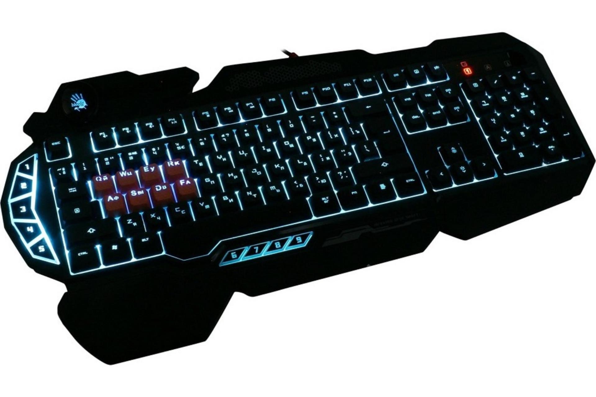 نور پس زمینه کیبورد a4tech-bloody-b318