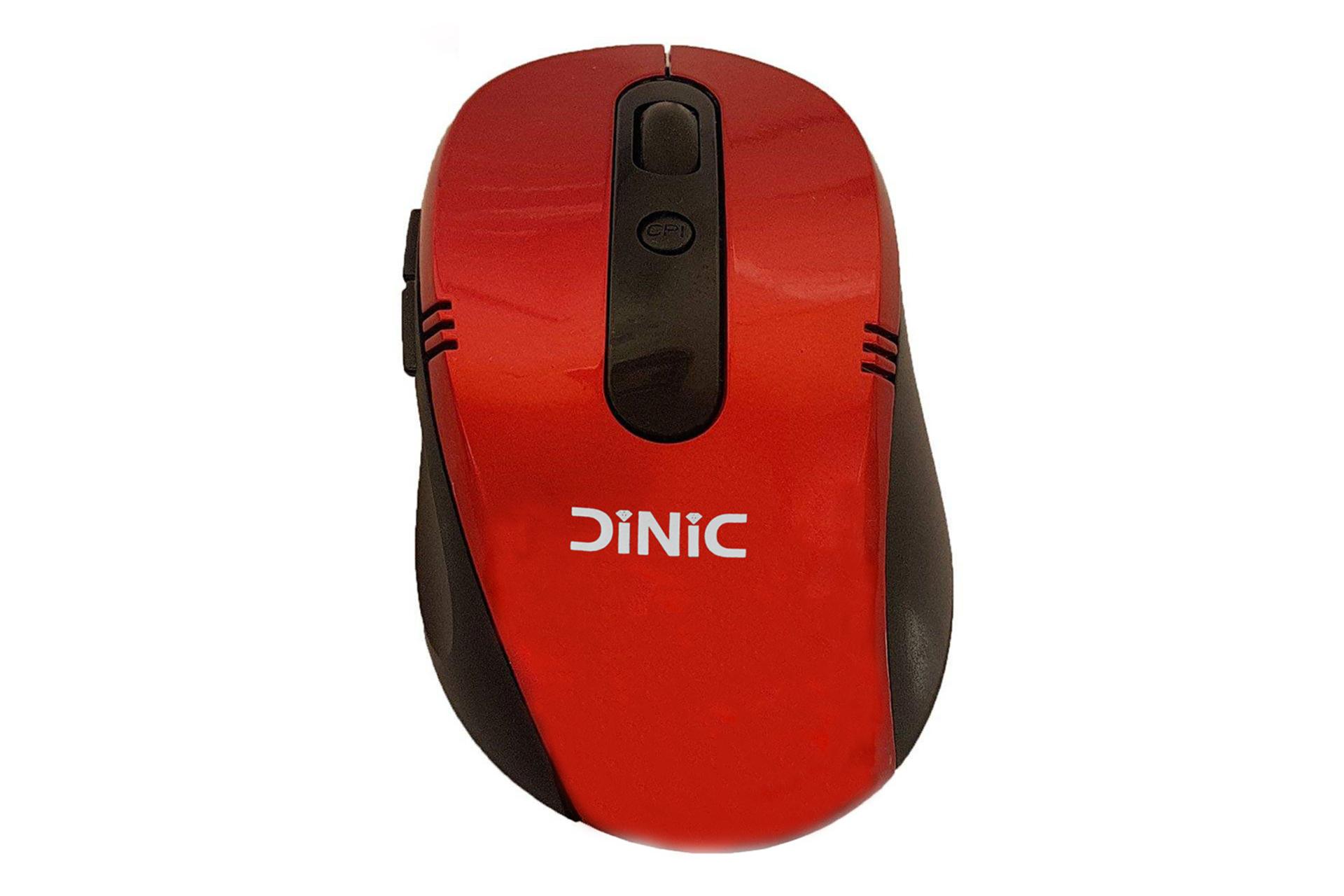 رنگ قرمز ماوس دینیک Dinic D210