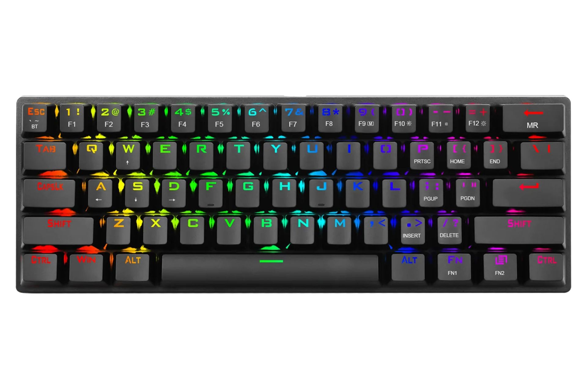 نمای روبرو کیبورد تی دگر VERDE T-TGK317