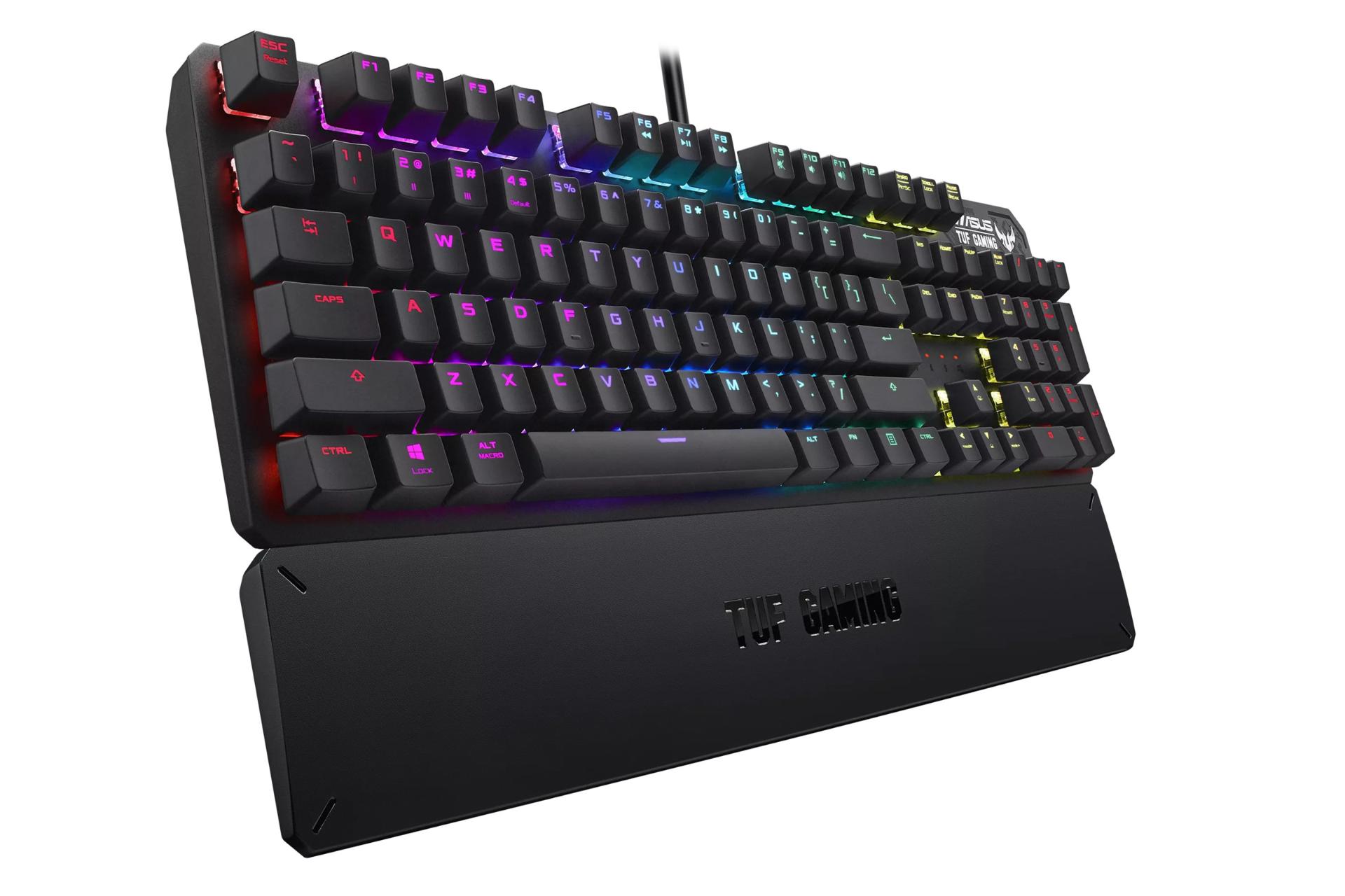 نمای چپ کیبورد ایسوس TUF Gaming K3