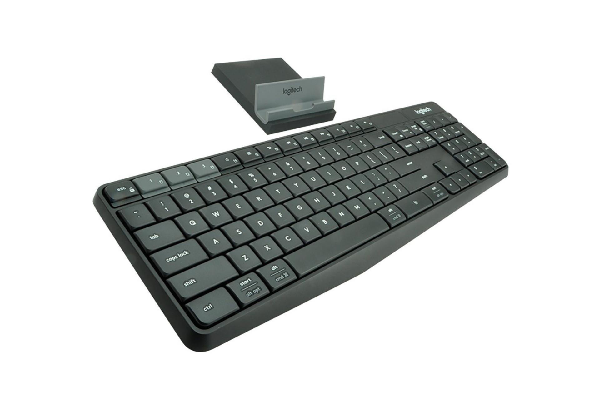 نمای سمت چپ کیبورد Logitech K375s