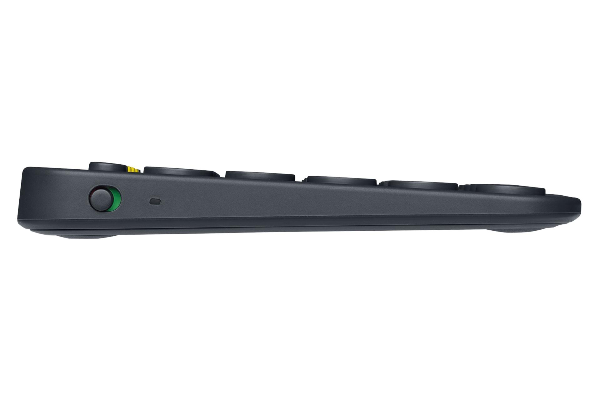 نمای جانبی کیبورد لاجیتک Logitech K380 مشکی