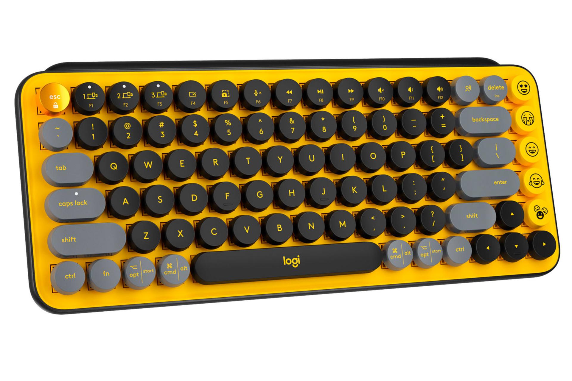 نمای جانبی کیبورد لاجیتک Pop Keys