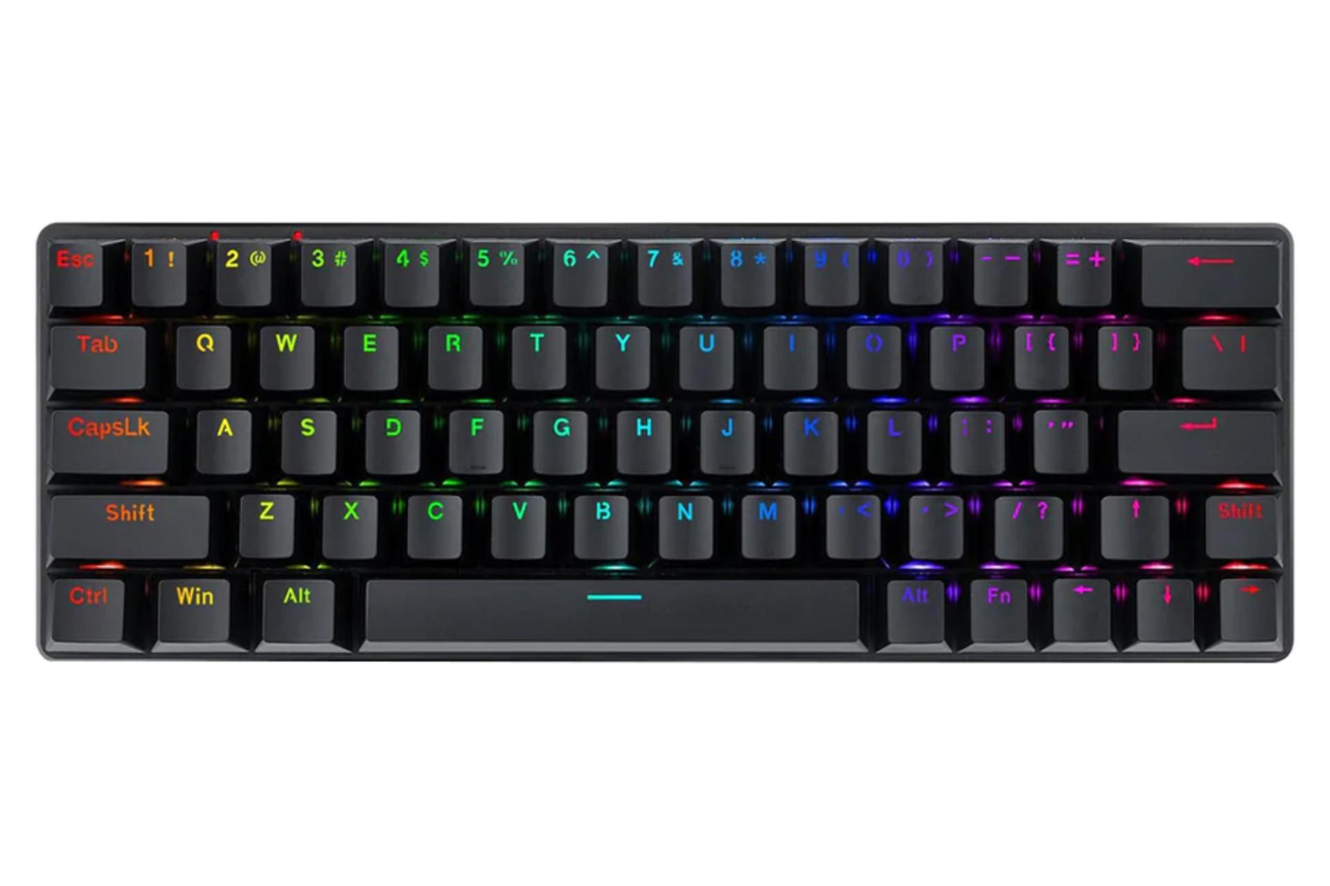 نمای روبرو کیبورد ردراگون K613P Jax Pro