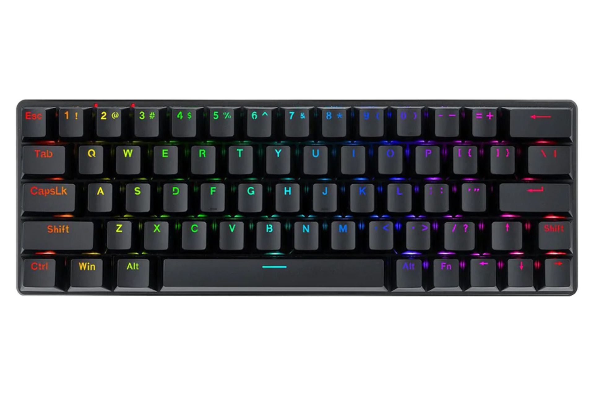 نمای روبرو کیبورد ردراگون K613P Jax Pro