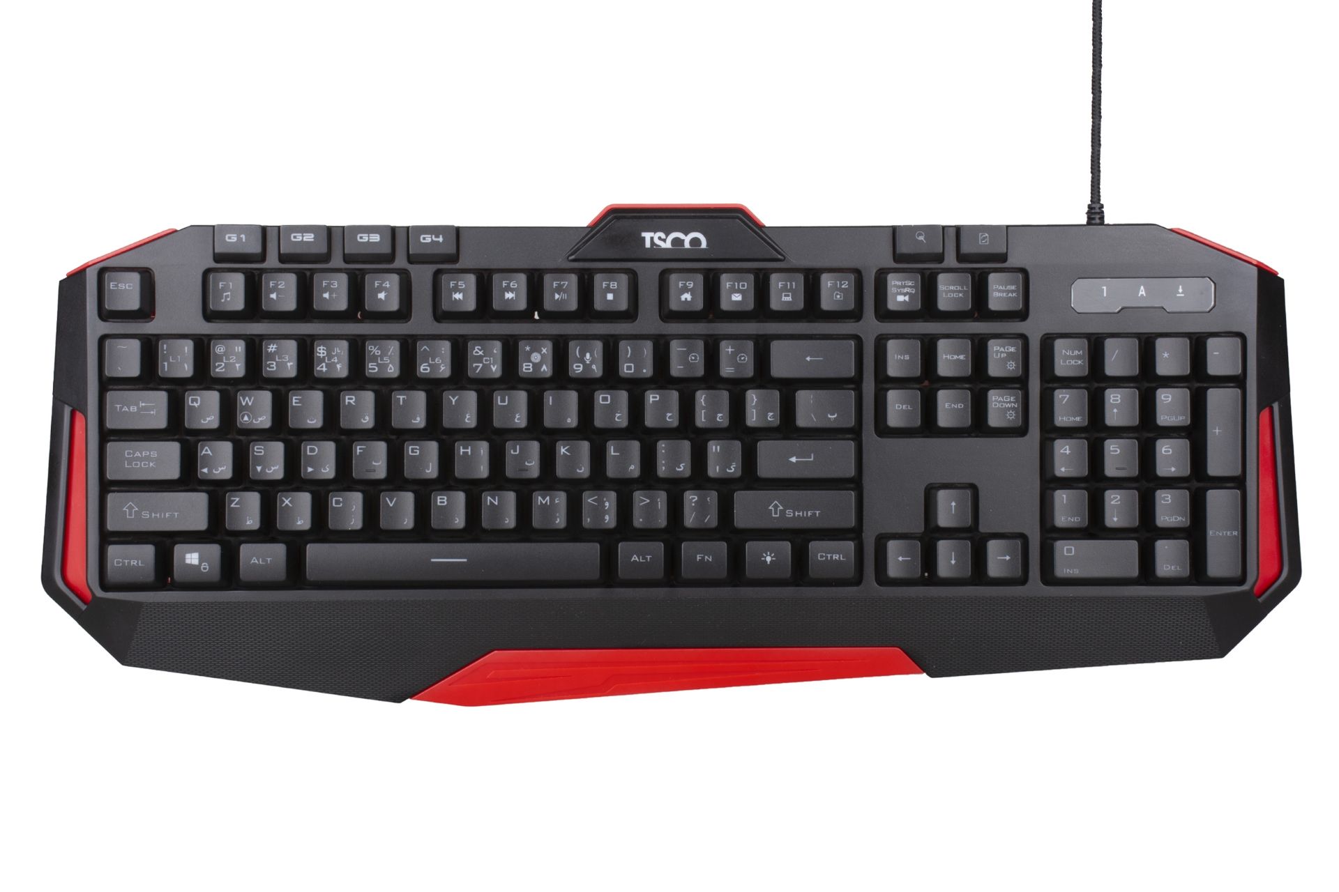 نمای روبرو کیبورد تسکو TSCO TK 8123GA