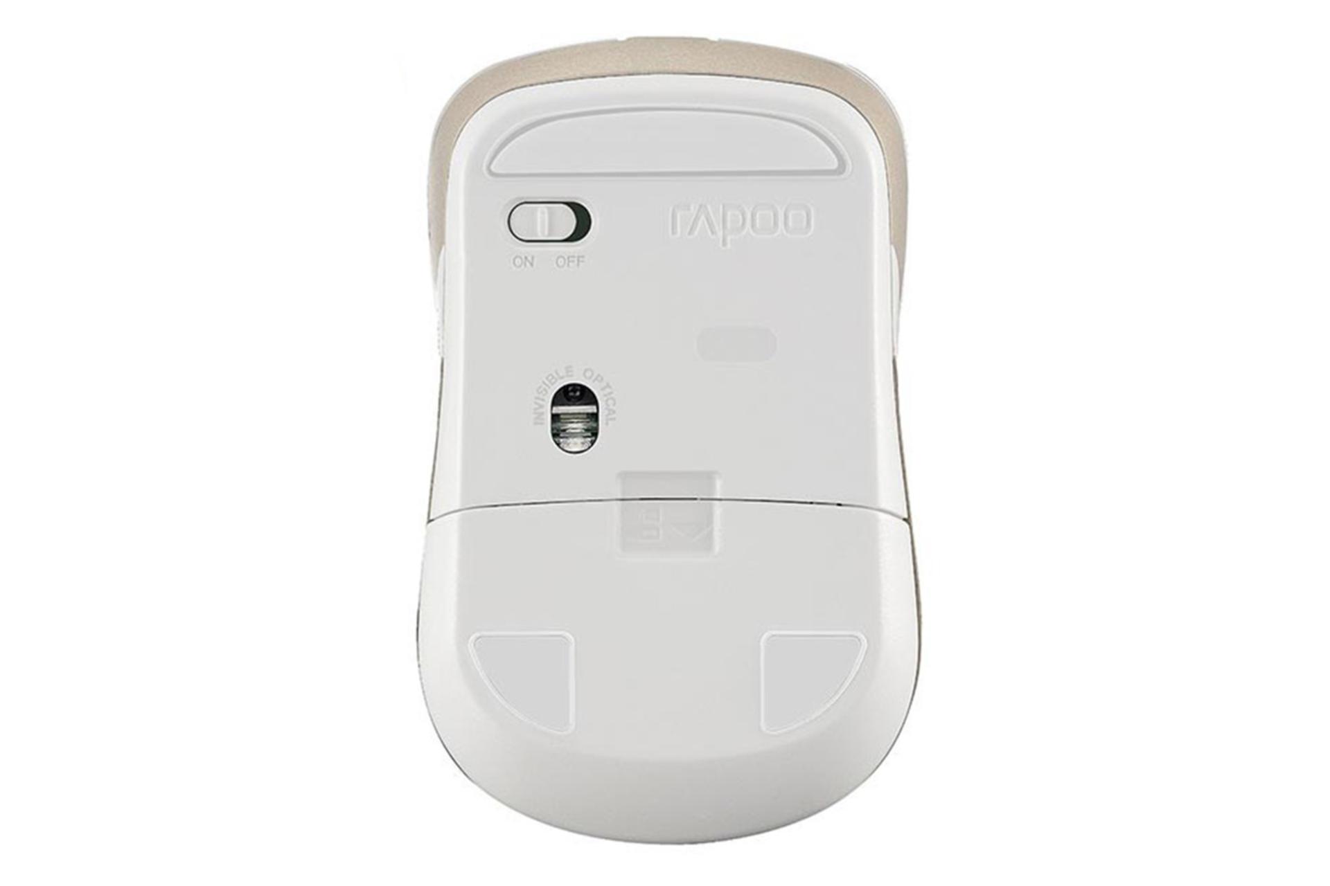 نمای پایین ماوس رپو Rapoo 6610