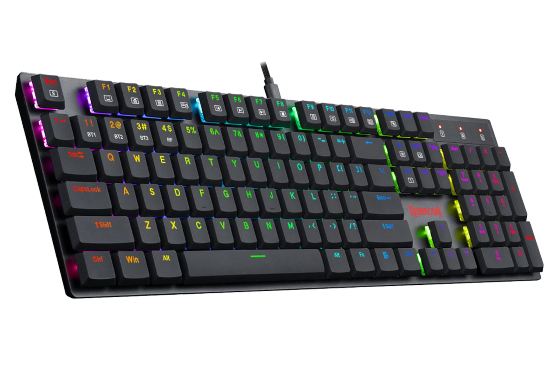 نمای چپ کیبورد ردراگون Static X K535P