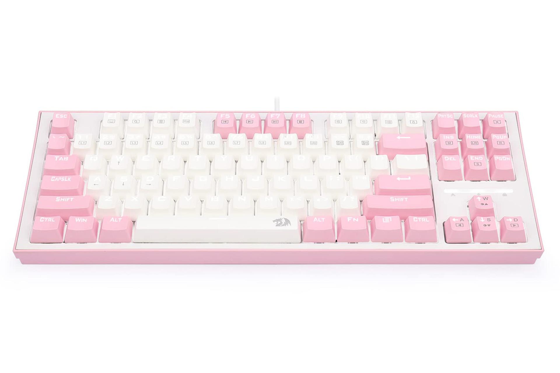 نمای روبرو کیبورد ردراگون K611 DUAL COLOR