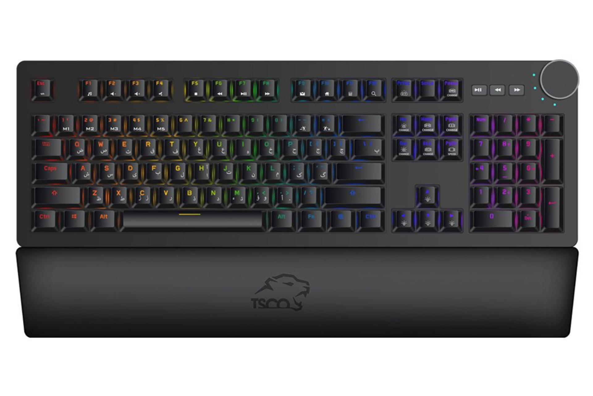 کیبورد تسکو TK 8128 نمای بالا