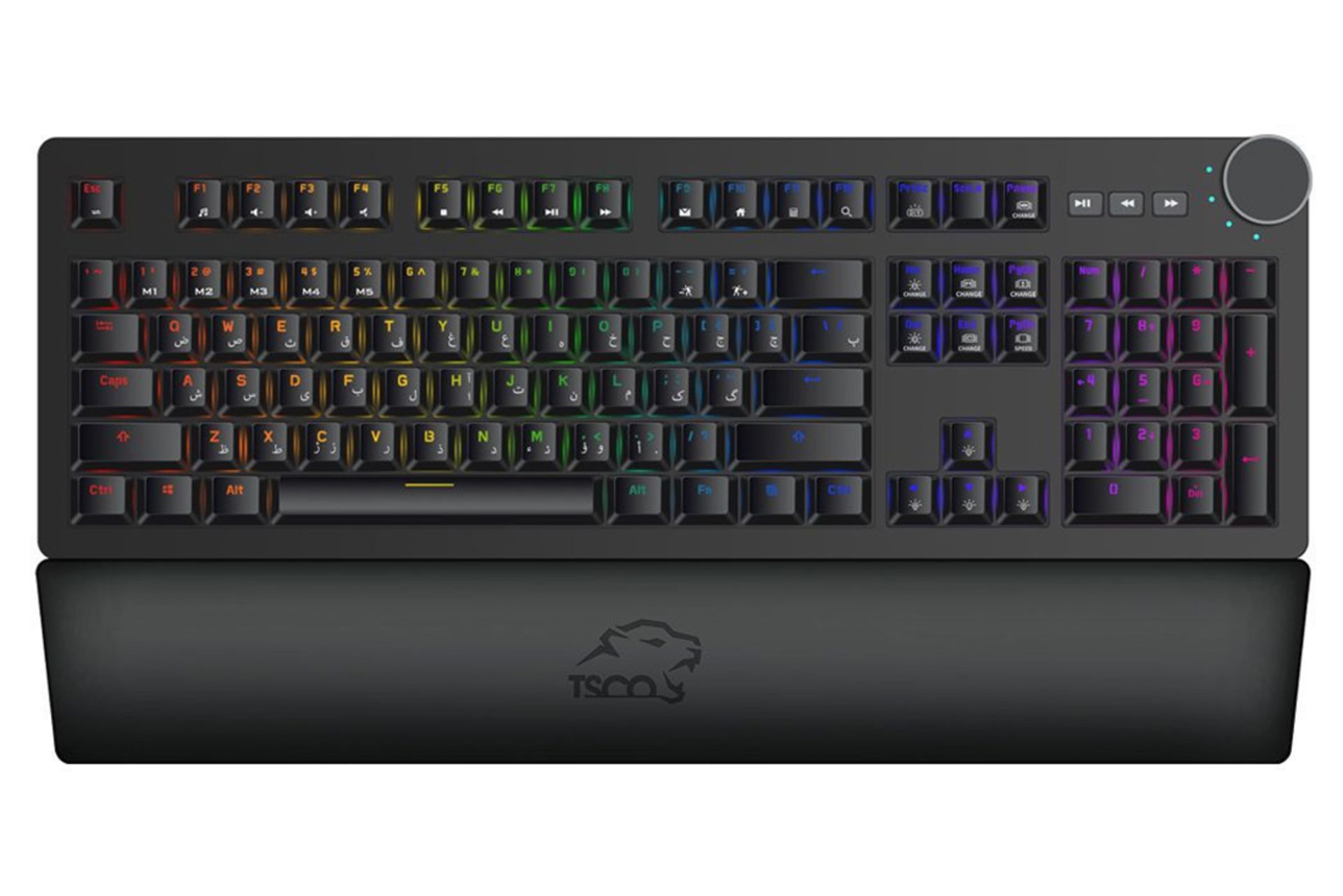 کیبورد تسکو TK 8128 نمای بالا